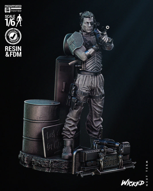 Luc Deveraux - Universal Soldier by Wicked3D FAN ART