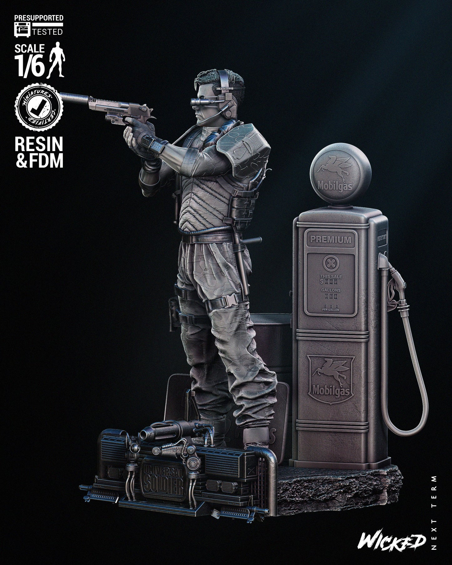 Luc Deveraux - Universal Soldier by Wicked3D FAN ART