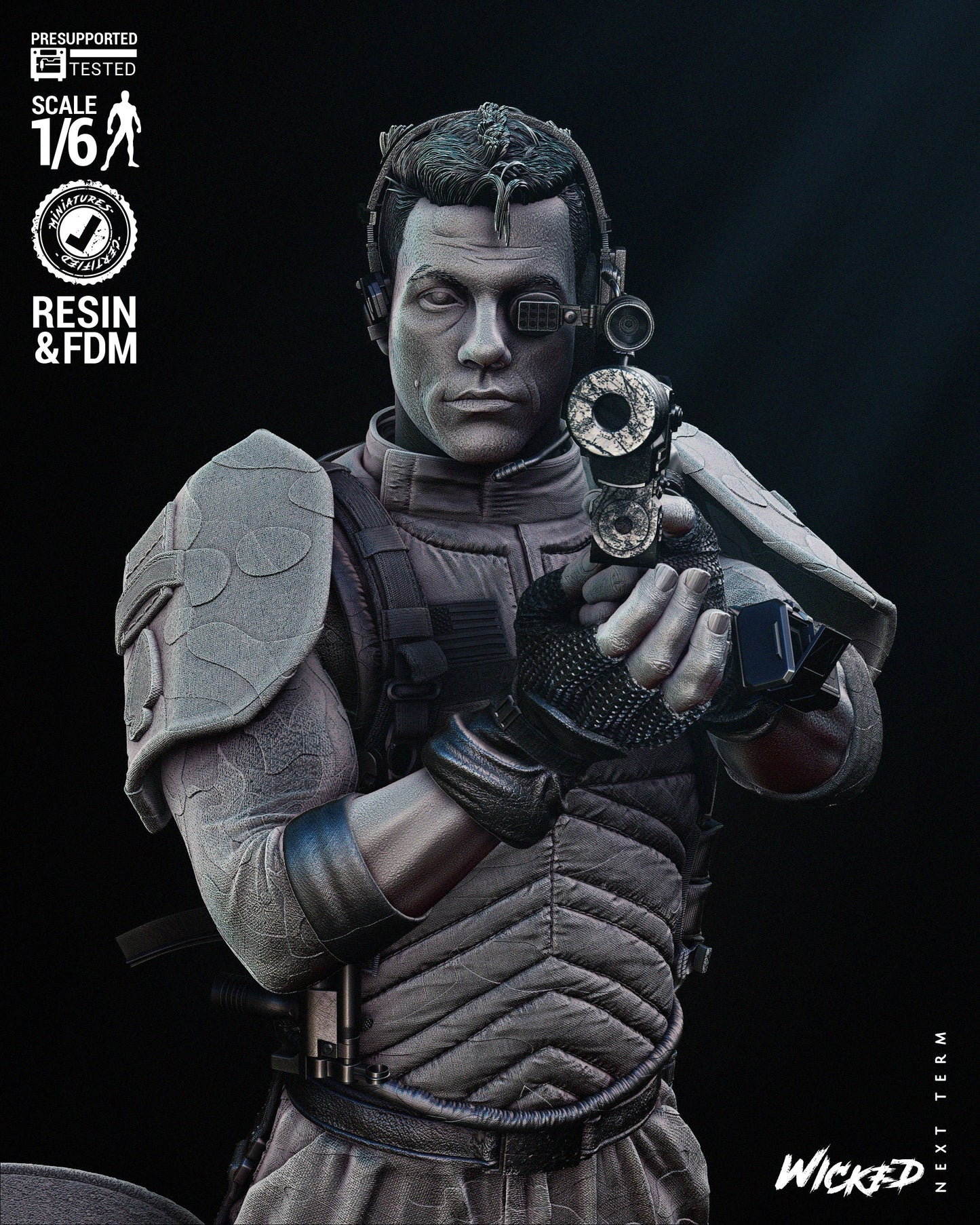 Luc Deveraux - Universal Soldier by Wicked3D FAN ART