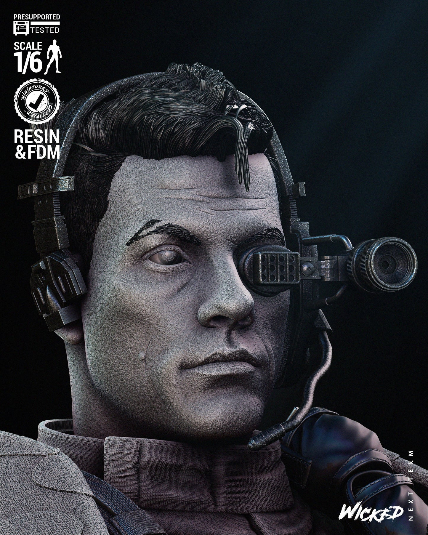 Luc Deveraux - Universal Soldier by Wicked3D FAN ART