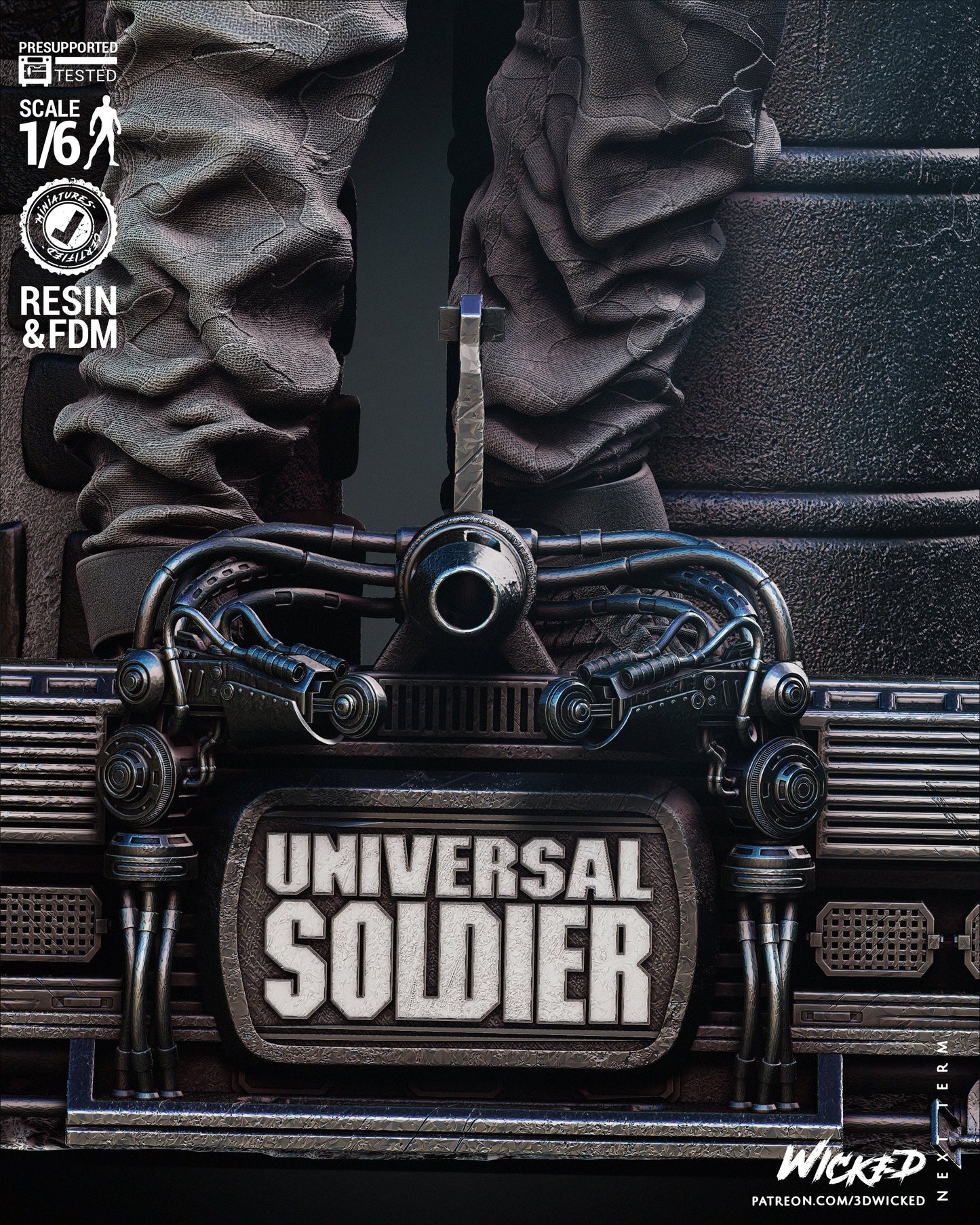 Sgt Andrew Scott - Universal Soldier by Wicked3D FAN ART