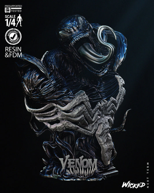 Venom - Bust by Wicked3D FAN ART