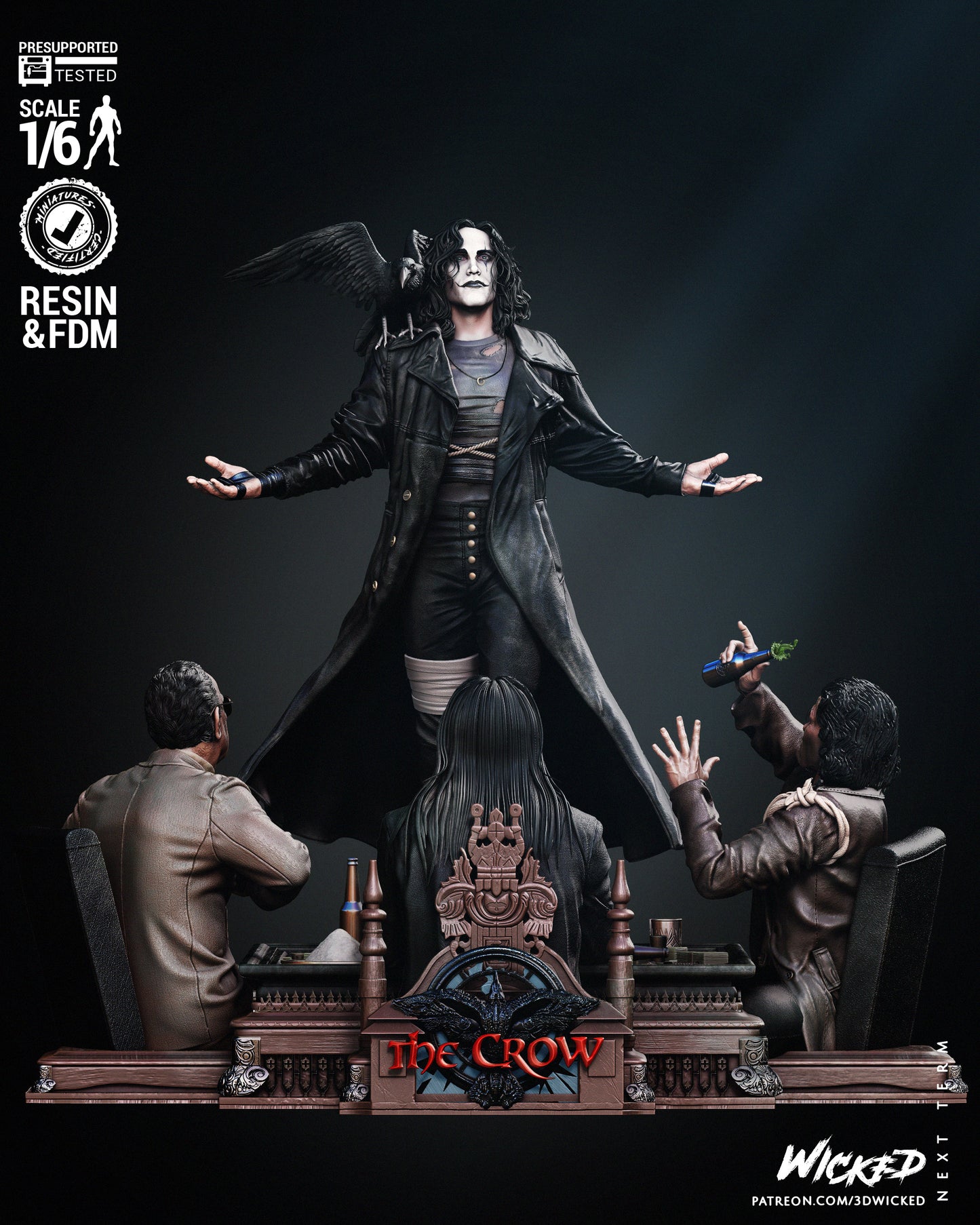 The Crow - Top Dollar - Diorama by Wicked3D FAN ART