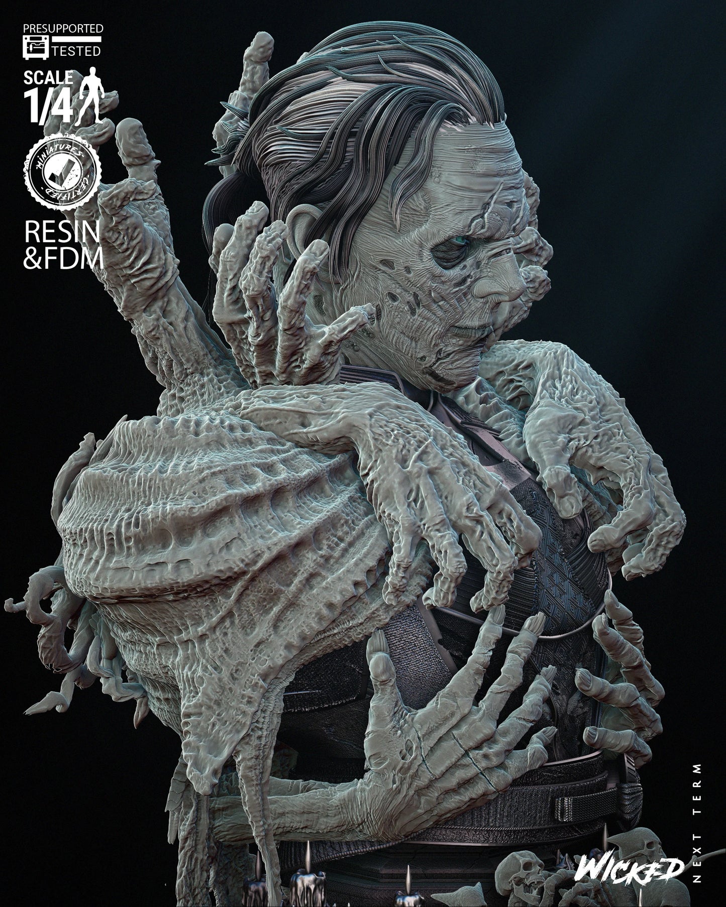 Dead Strange - Bust by Wicked3D FAN ART