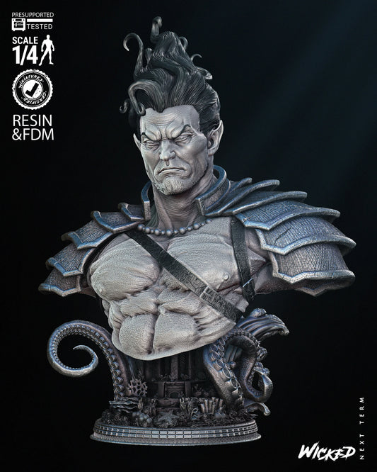 Namor - Bust by Wicked3D FAN ART