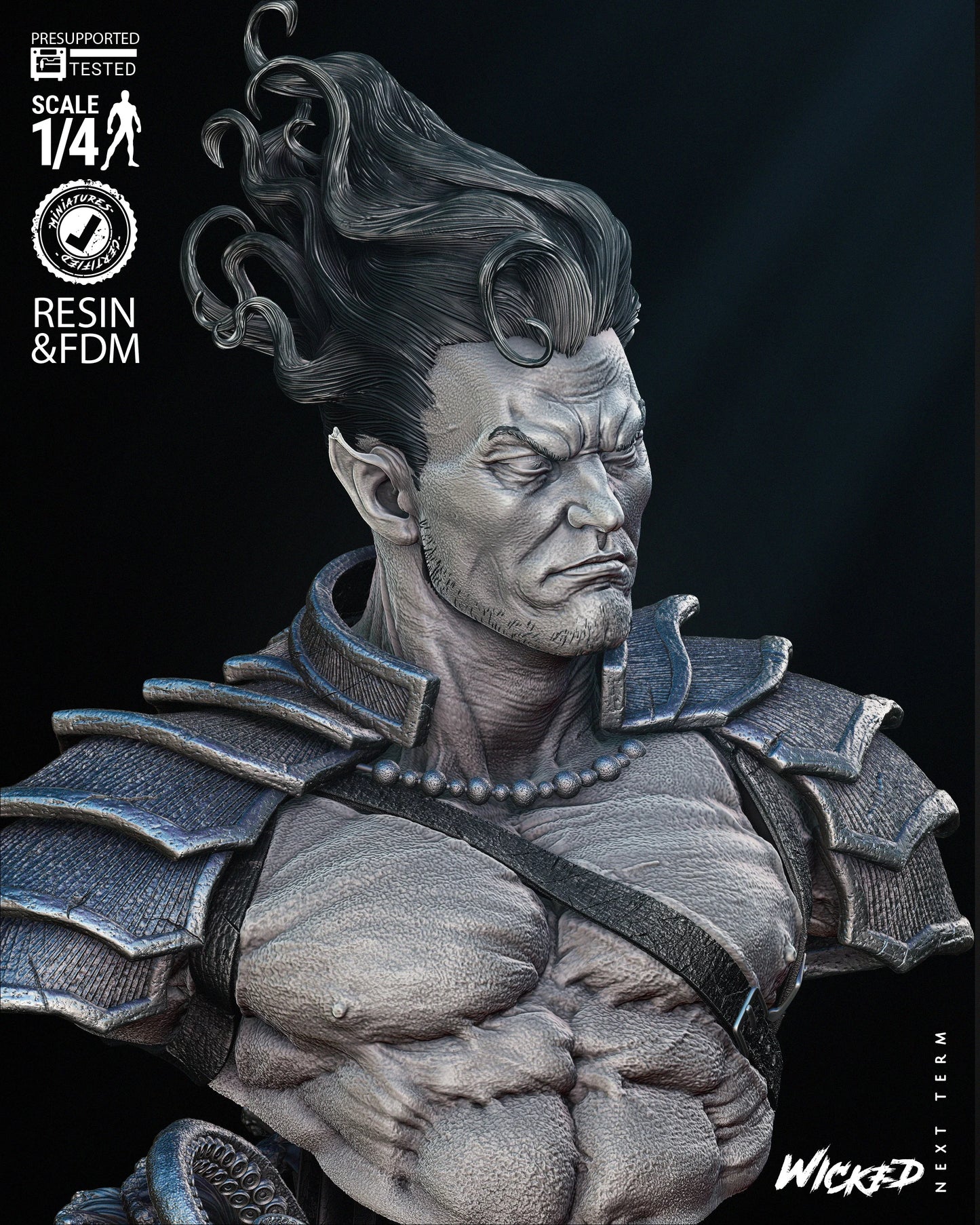 Namor - Bust by Wicked3D FAN ART