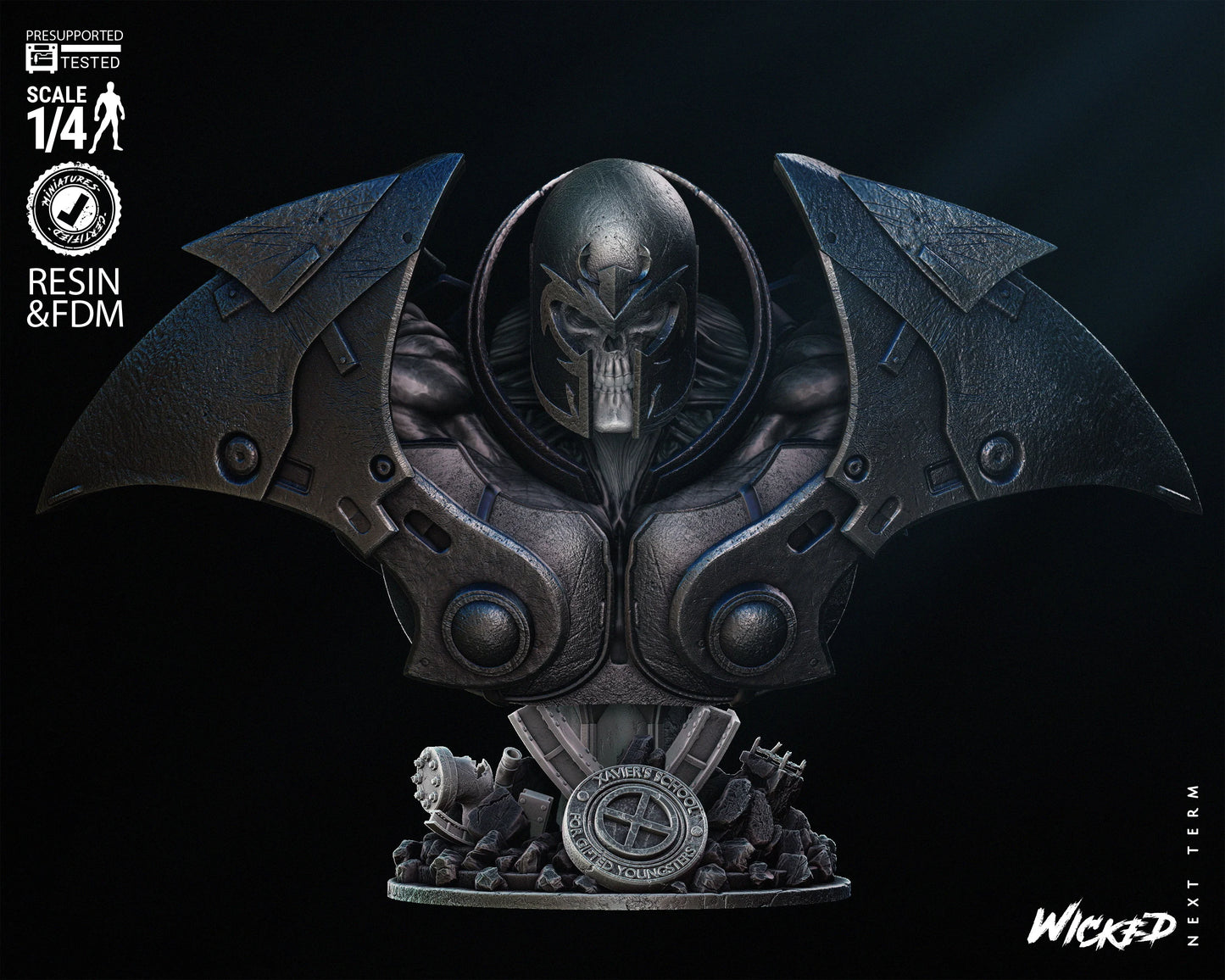 Onslaught - Bust by Wicked3D FAN ART