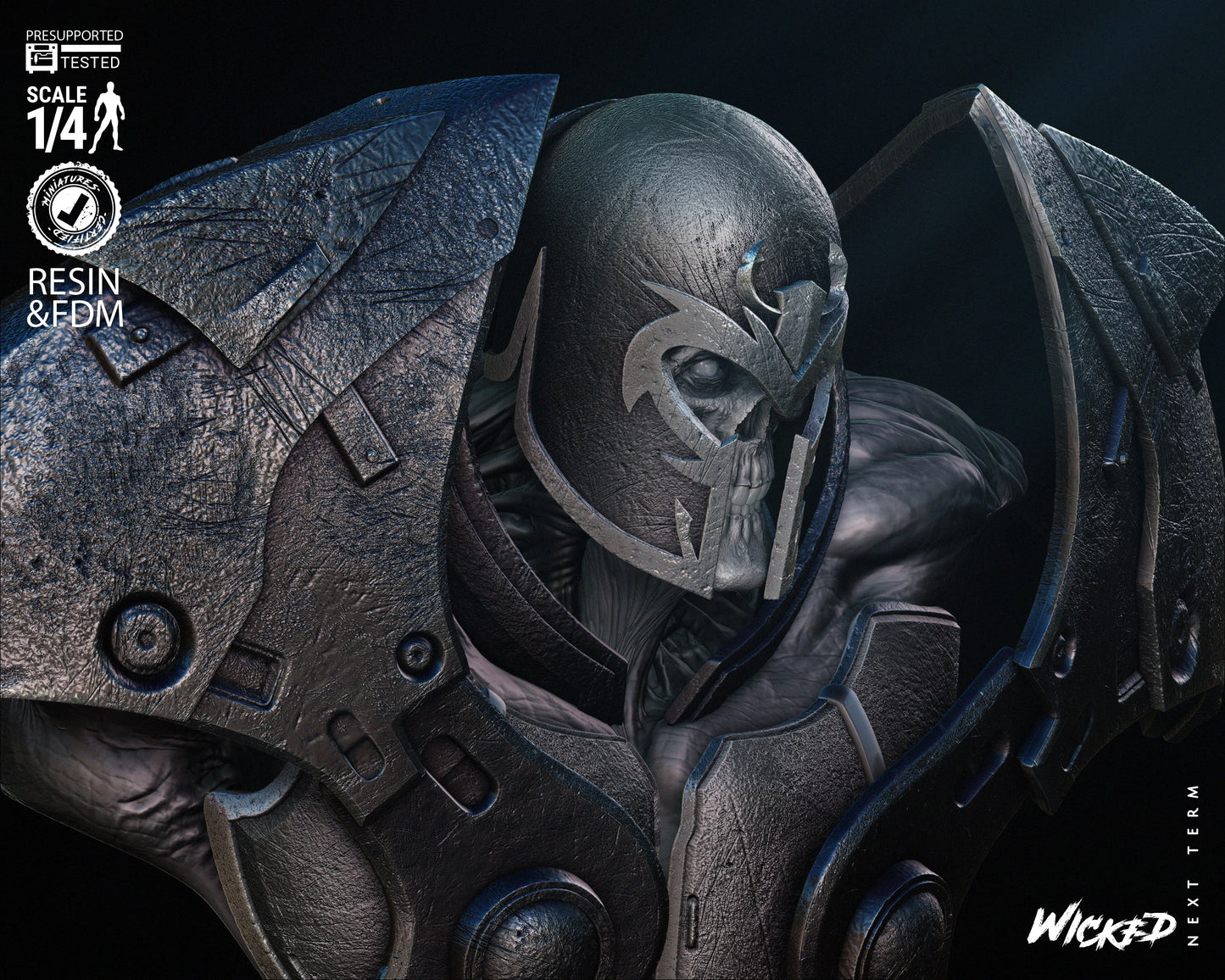 Onslaught - Bust by Wicked3D FAN ART