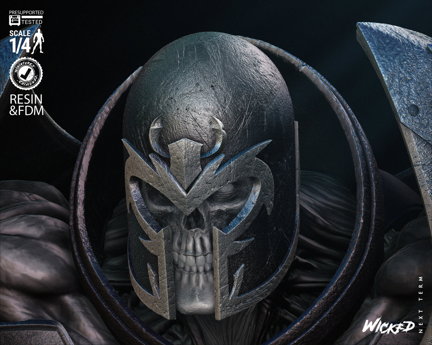 Onslaught - Bust by Wicked3D FAN ART