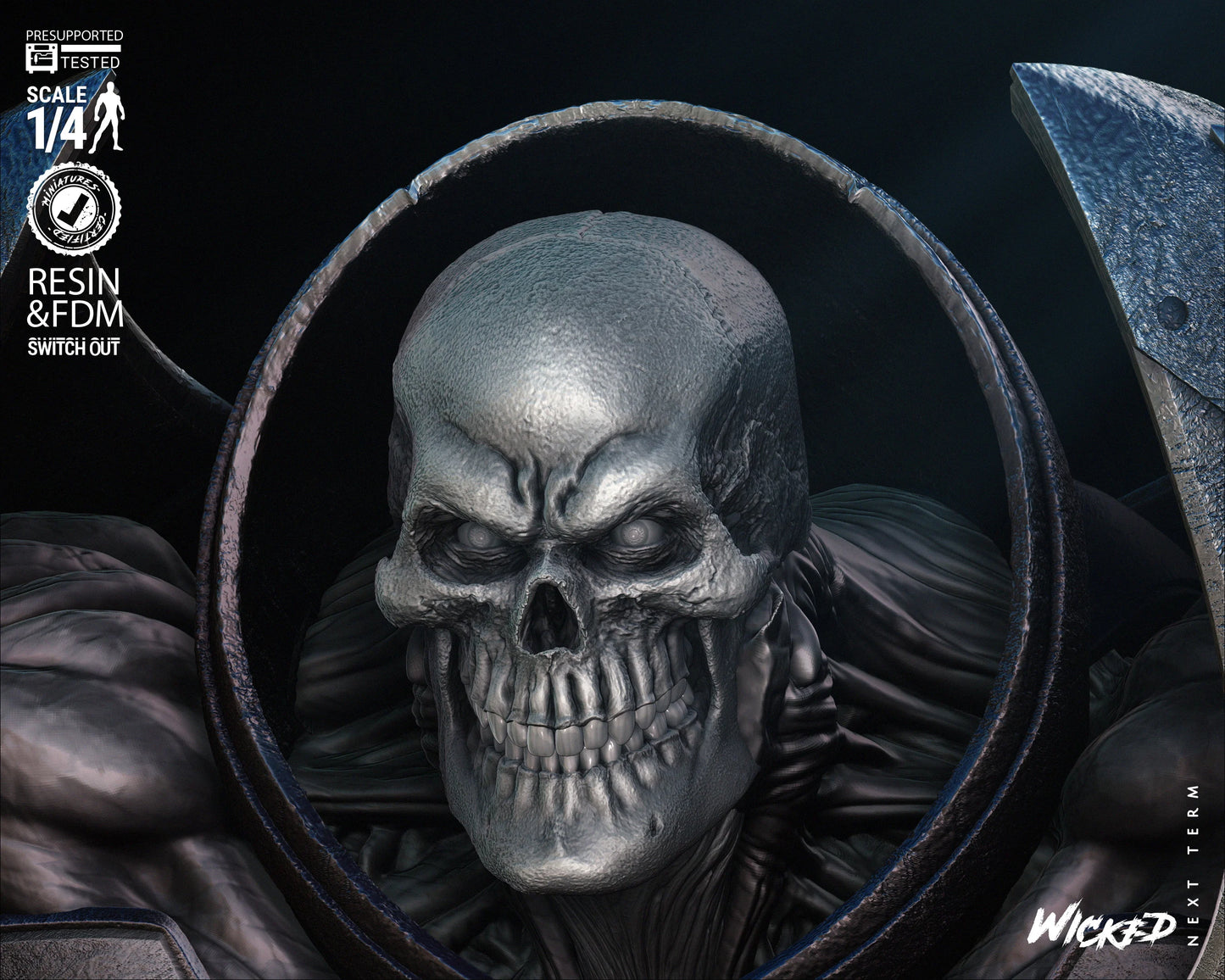 Onslaught - Bust by Wicked3D FAN ART