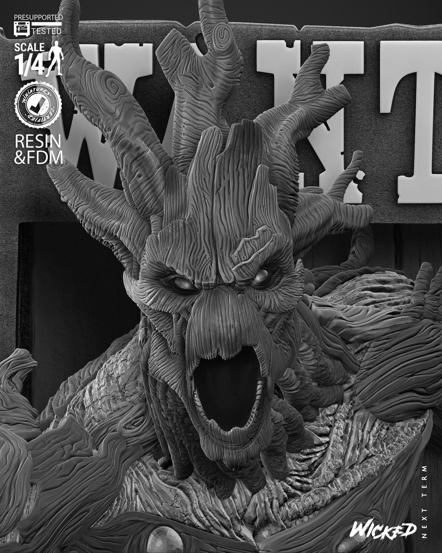 Groot Comic Version - Guardians Of The Galaxy - 3D Poster by Wicked3D FAN ART