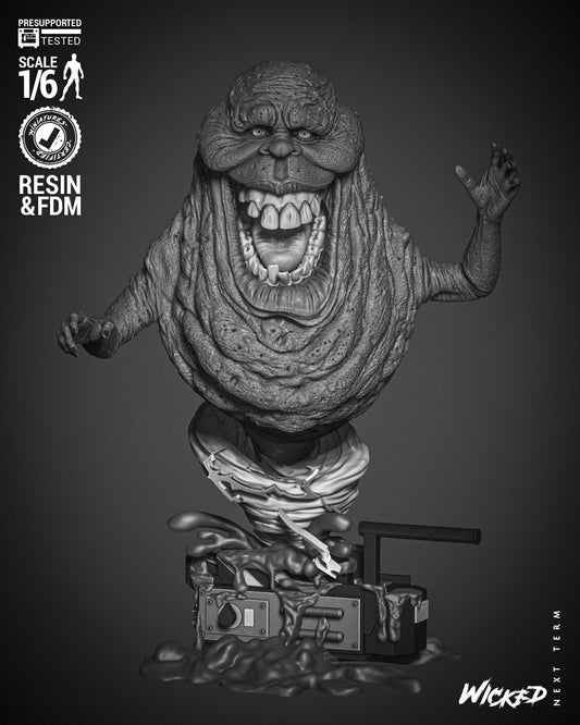 Slimer - Ghostbusters by Wicked3D FAN ART