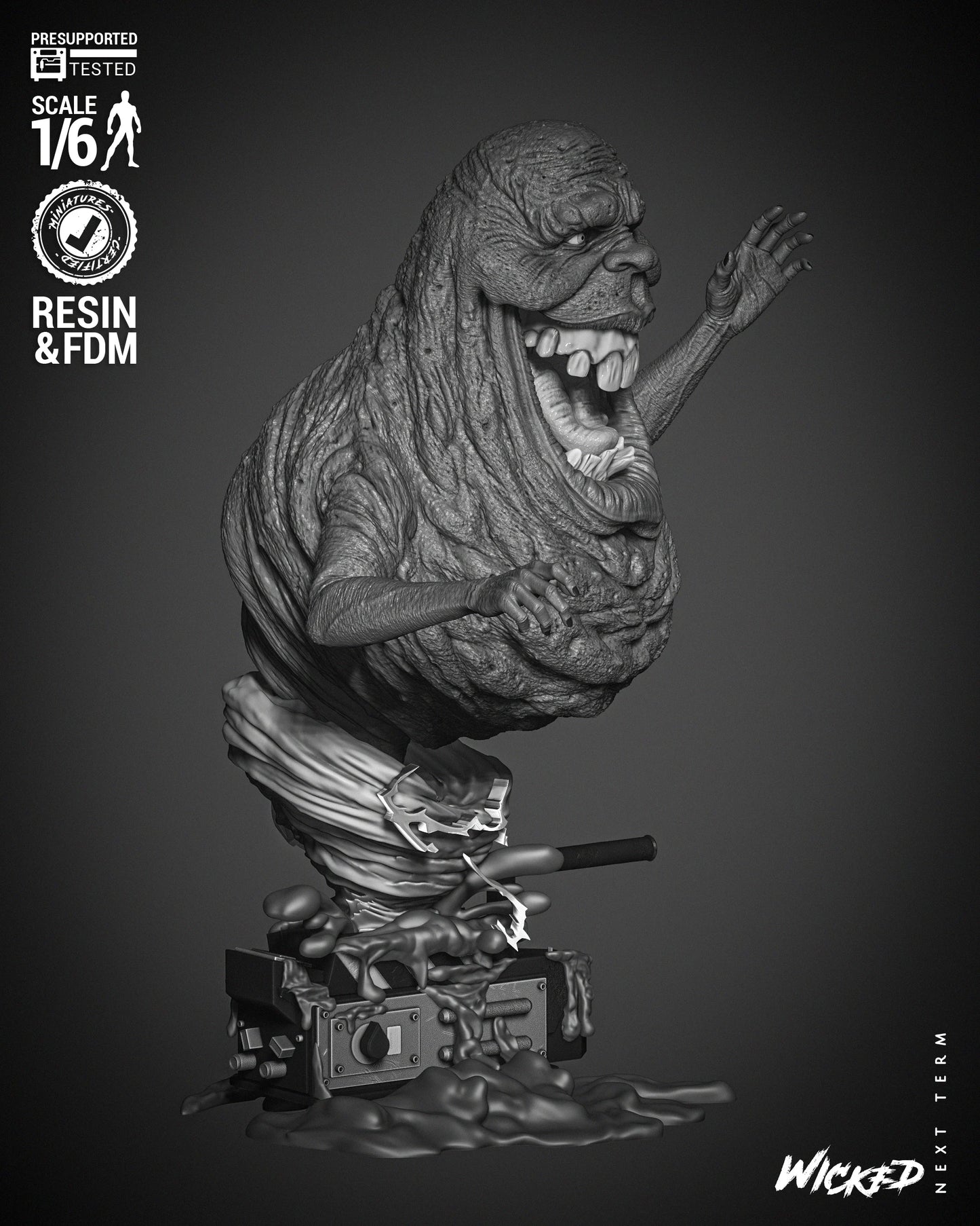 Slimer - Ghostbusters by Wicked3D FAN ART