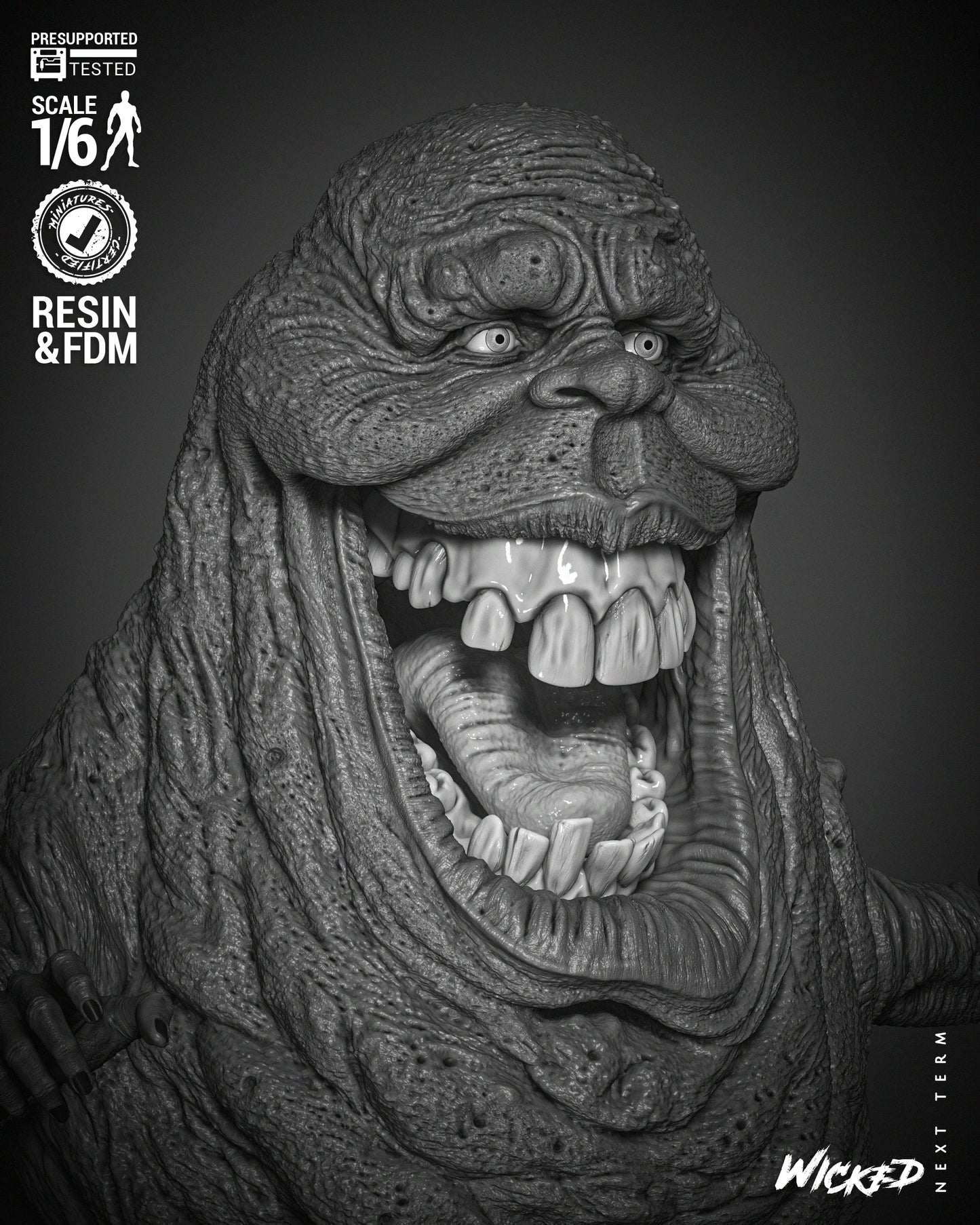 Slimer - Ghostbusters by Wicked3D FAN ART