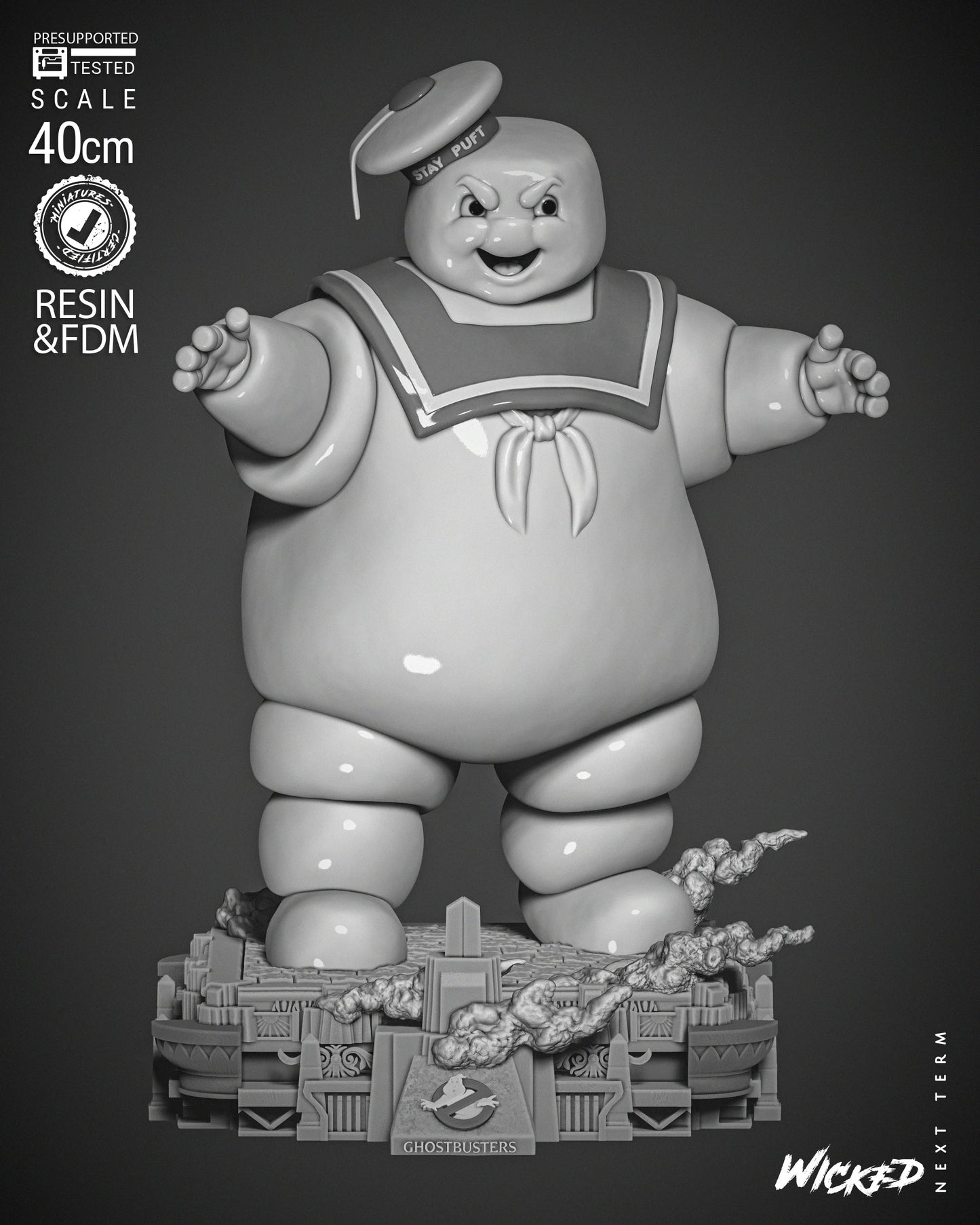 Stay Puff - Ghostbusters by Wicked3D FAN ART