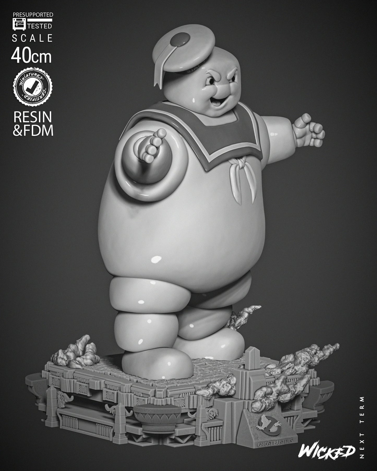 Stay Puff - Ghostbusters by Wicked3D FAN ART