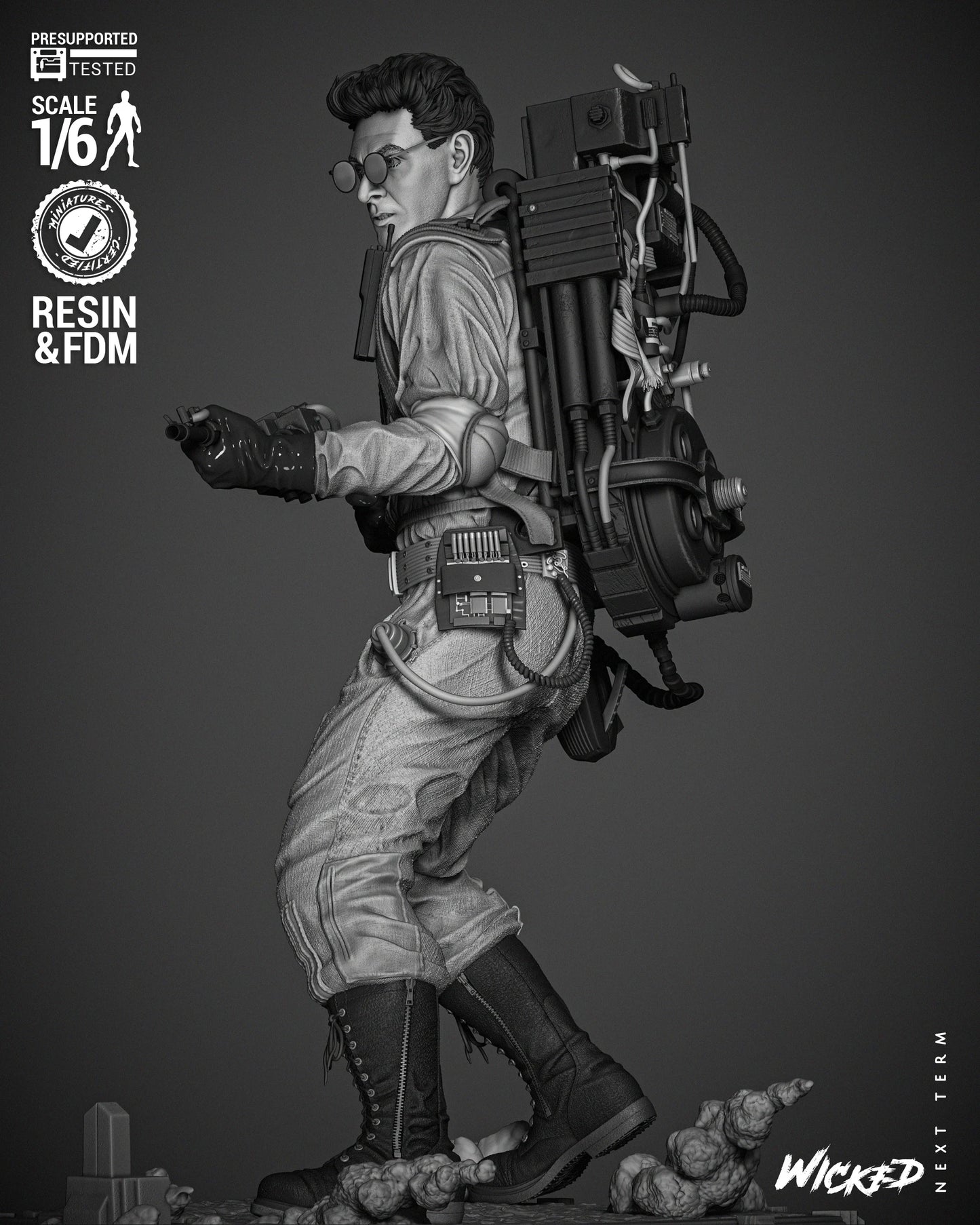 Egon - Ghostbusters by Wicked3D FAN ART