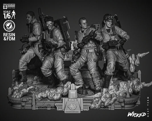 Ghostbusters Diorama by Wicked3D FAN ART