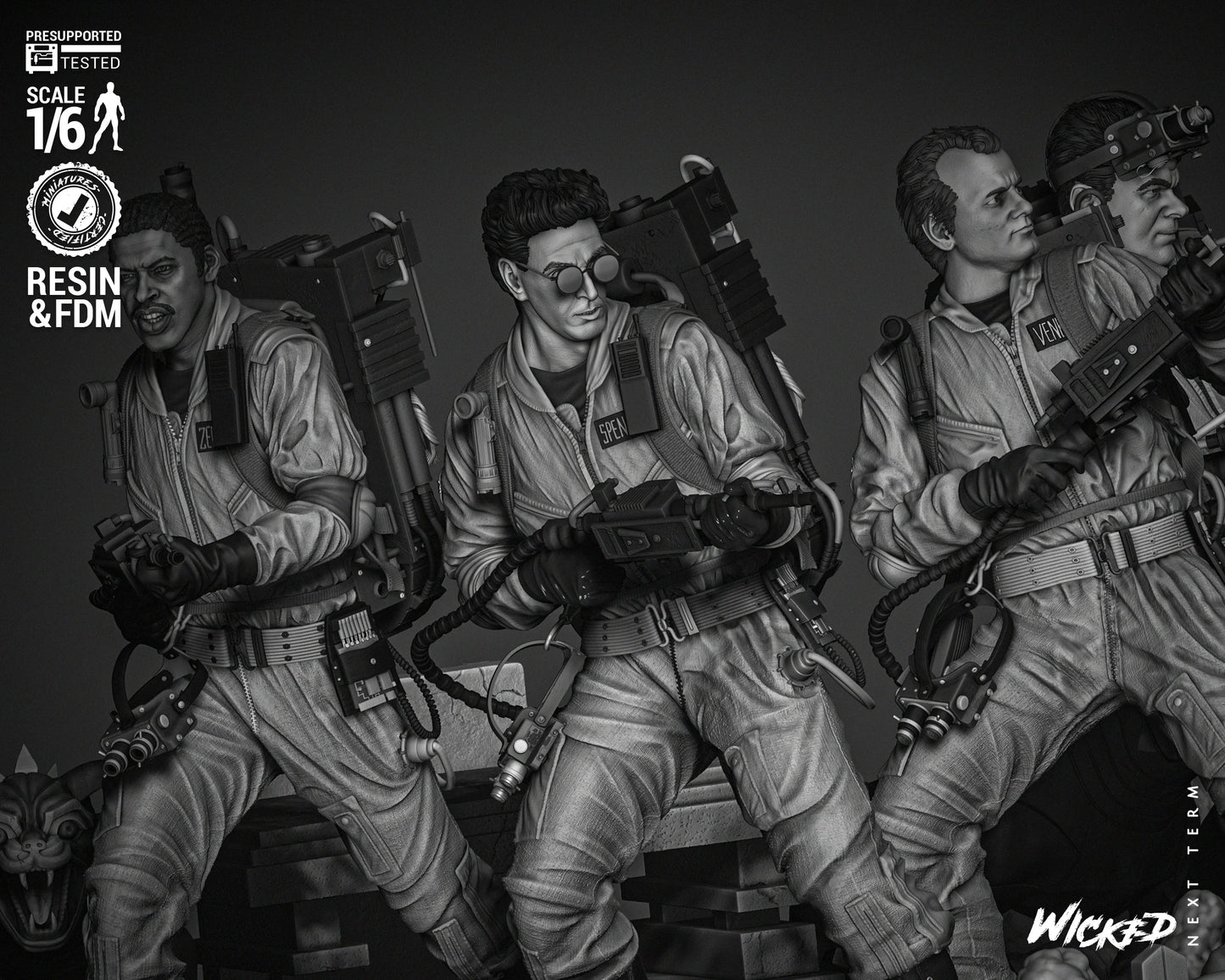 Ghostbusters Diorama by Wicked3D FAN ART