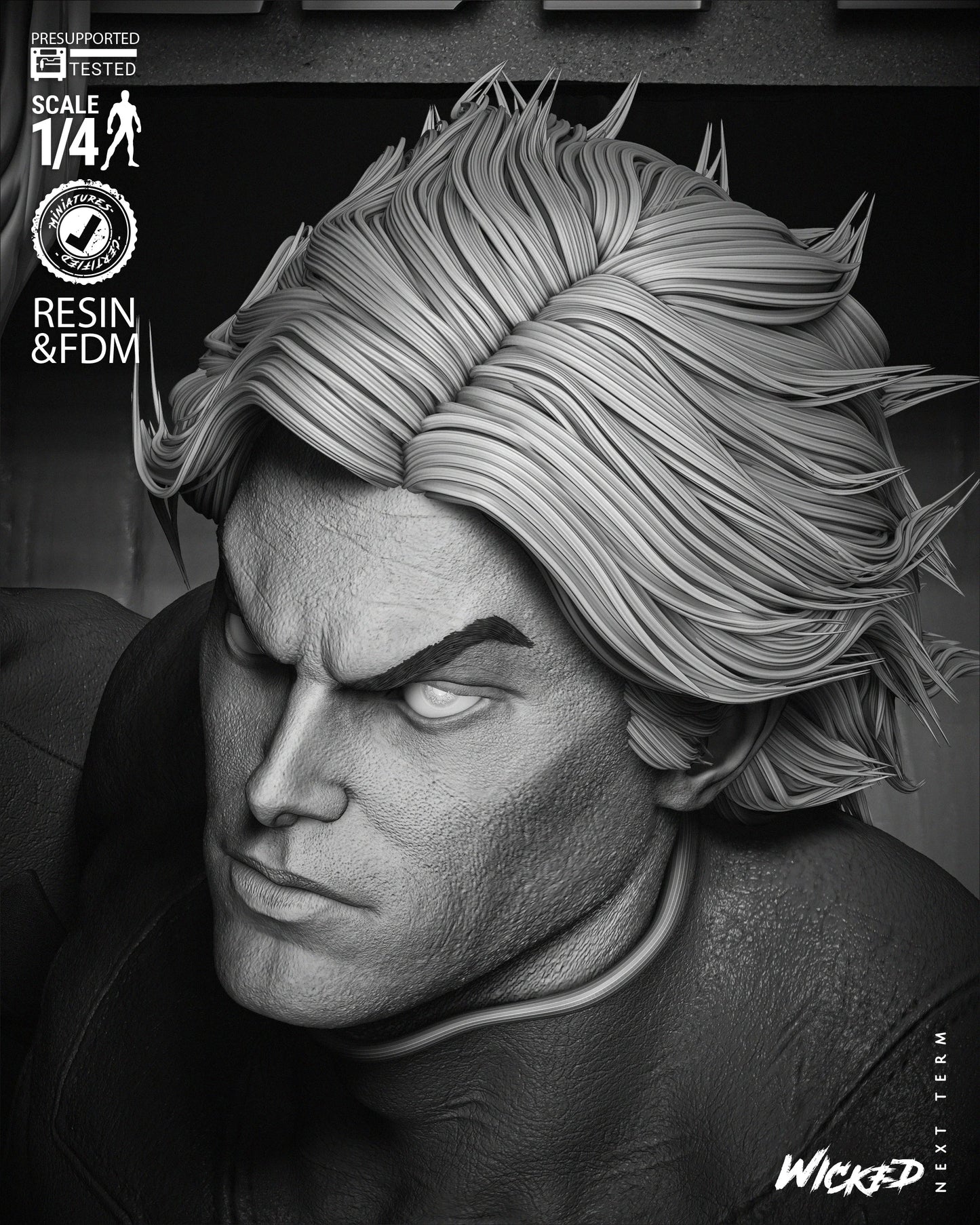 Adam Warlock - Guardians Of The Galaxy - 3D Poster by Wicked3D FAN ART