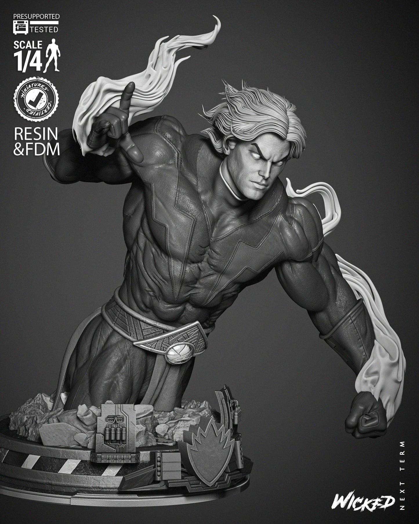 Adam Warlock - Guardians Of The Galaxy - Bust by Wicked3D FAN ART