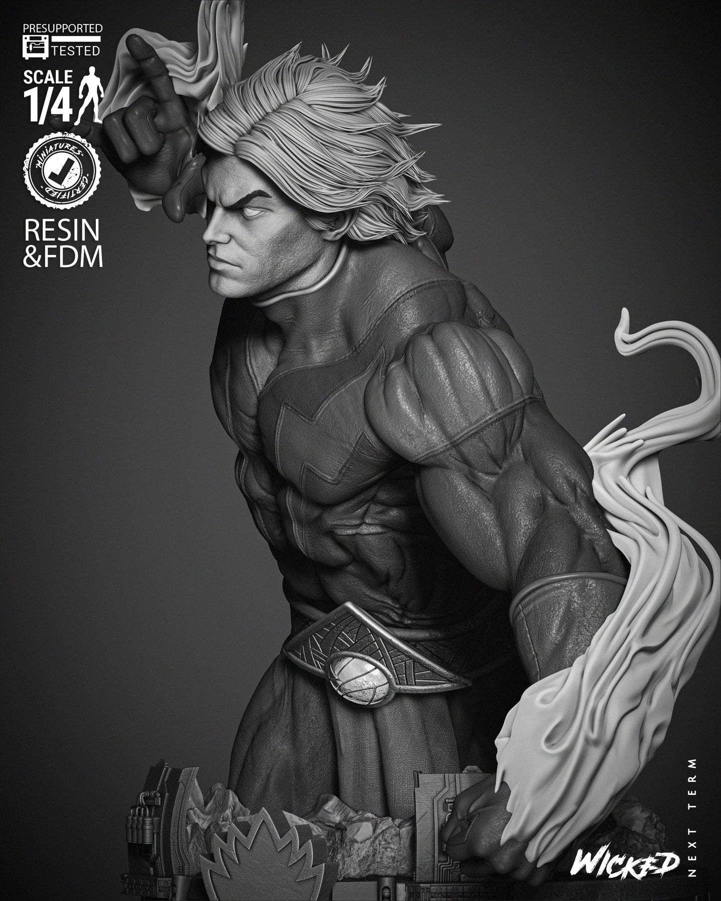 Adam Warlock - Guardians Of The Galaxy - Bust by Wicked3D FAN ART