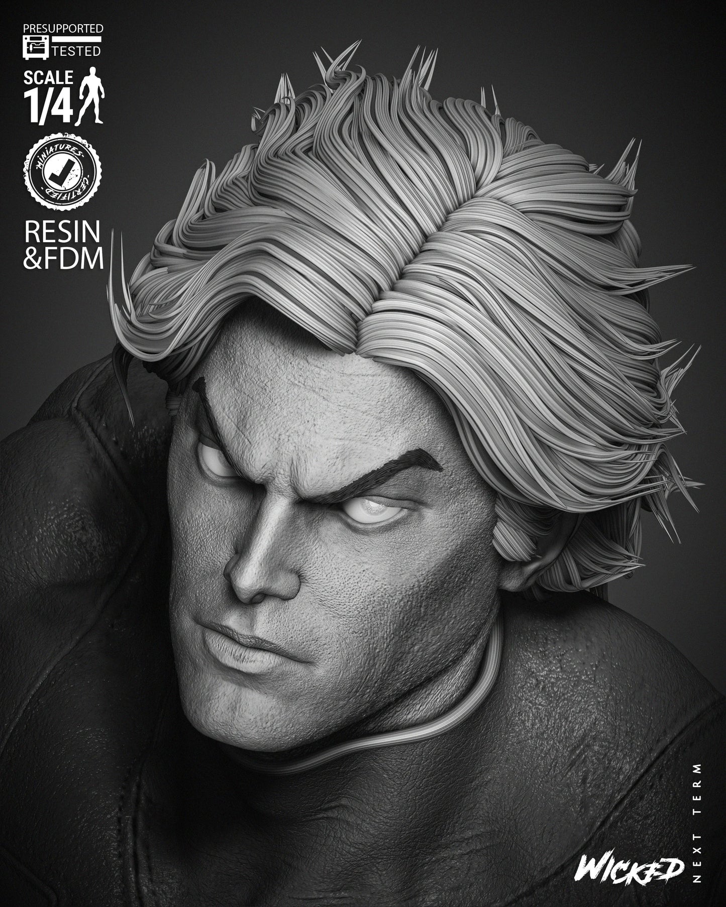 Adam Warlock - Guardians Of The Galaxy - Bust by Wicked3D FAN ART