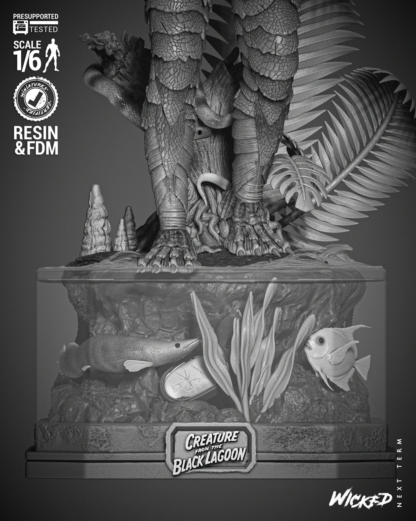 Creature Of The Black Lagoon by Wicked3D FAN ART