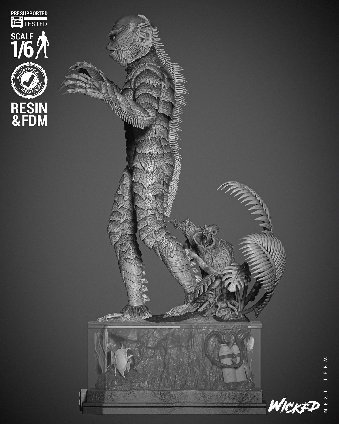 Creature Of The Black Lagoon by Wicked3D FAN ART