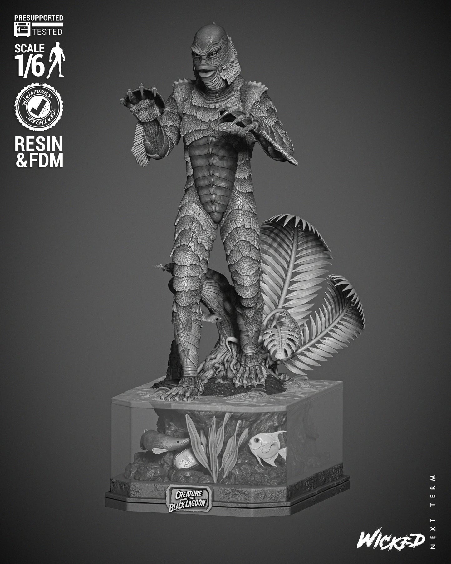 Creature Of The Black Lagoon by Wicked3D FAN ART