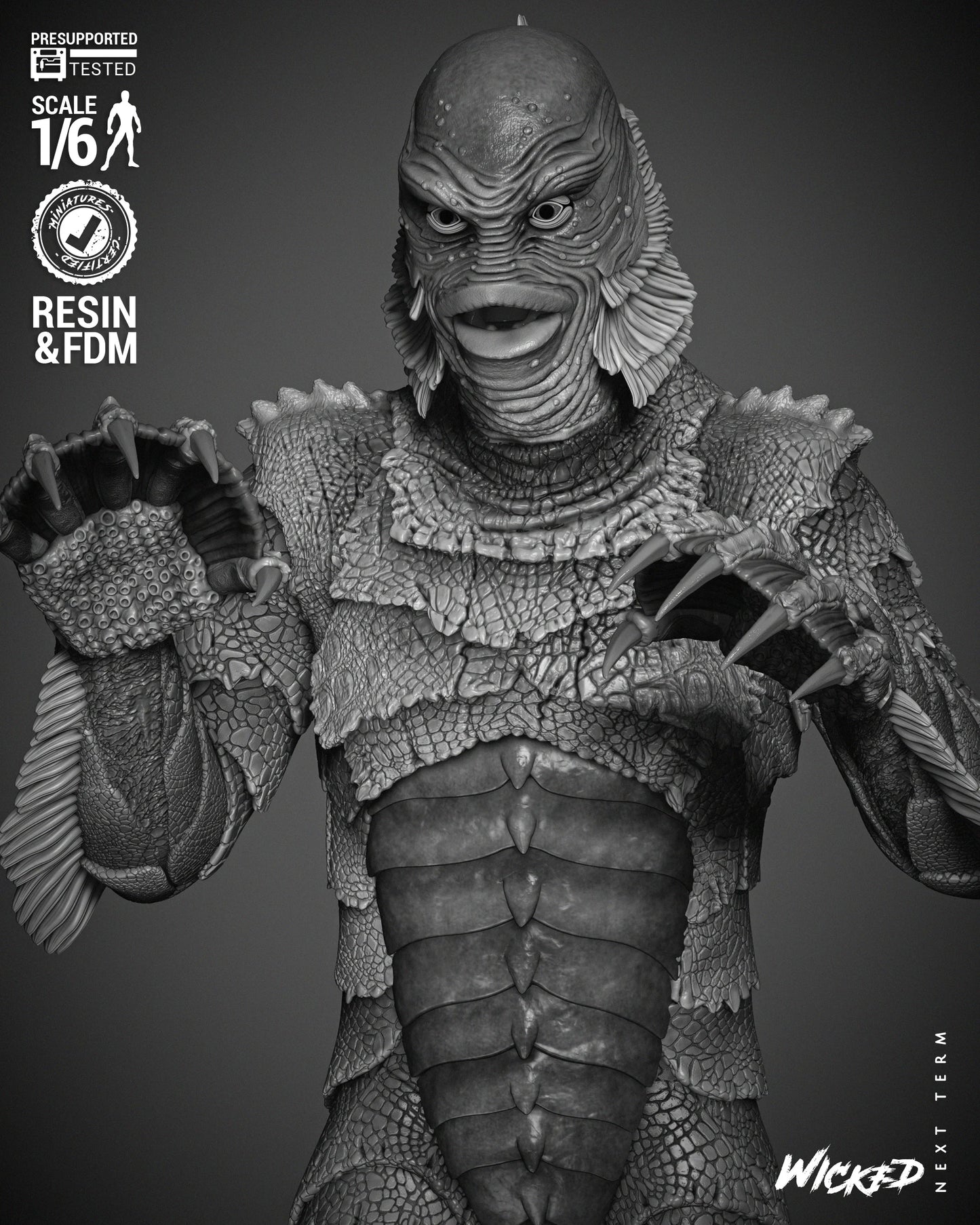 Creature Of The Black Lagoon by Wicked3D FAN ART