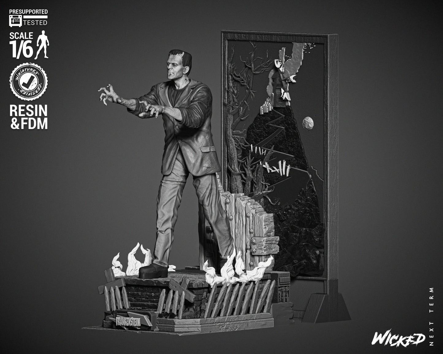 Frankenstein by Wicked3D FAN ART