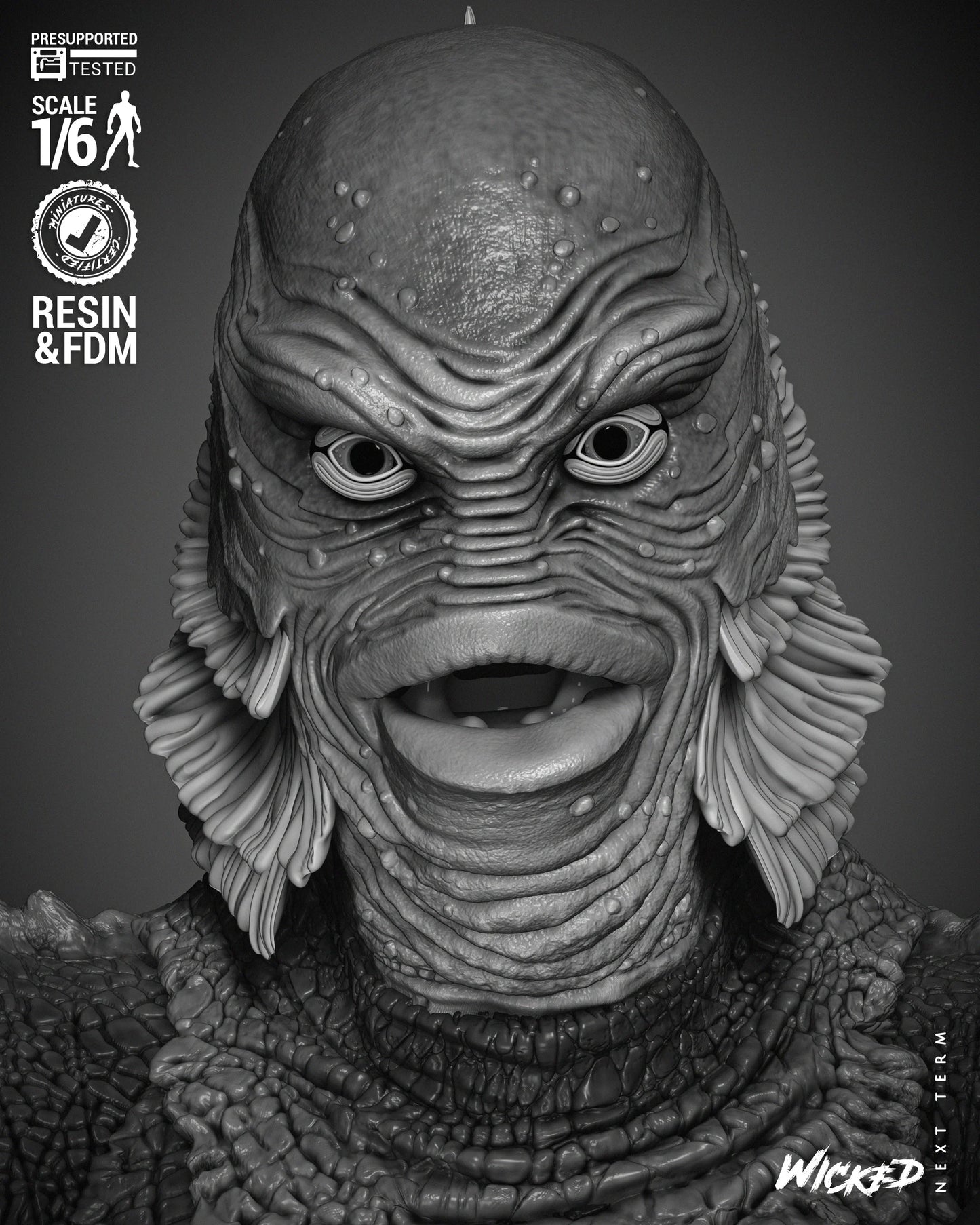 Creature Of The Black Lagoon by Wicked3D FAN ART