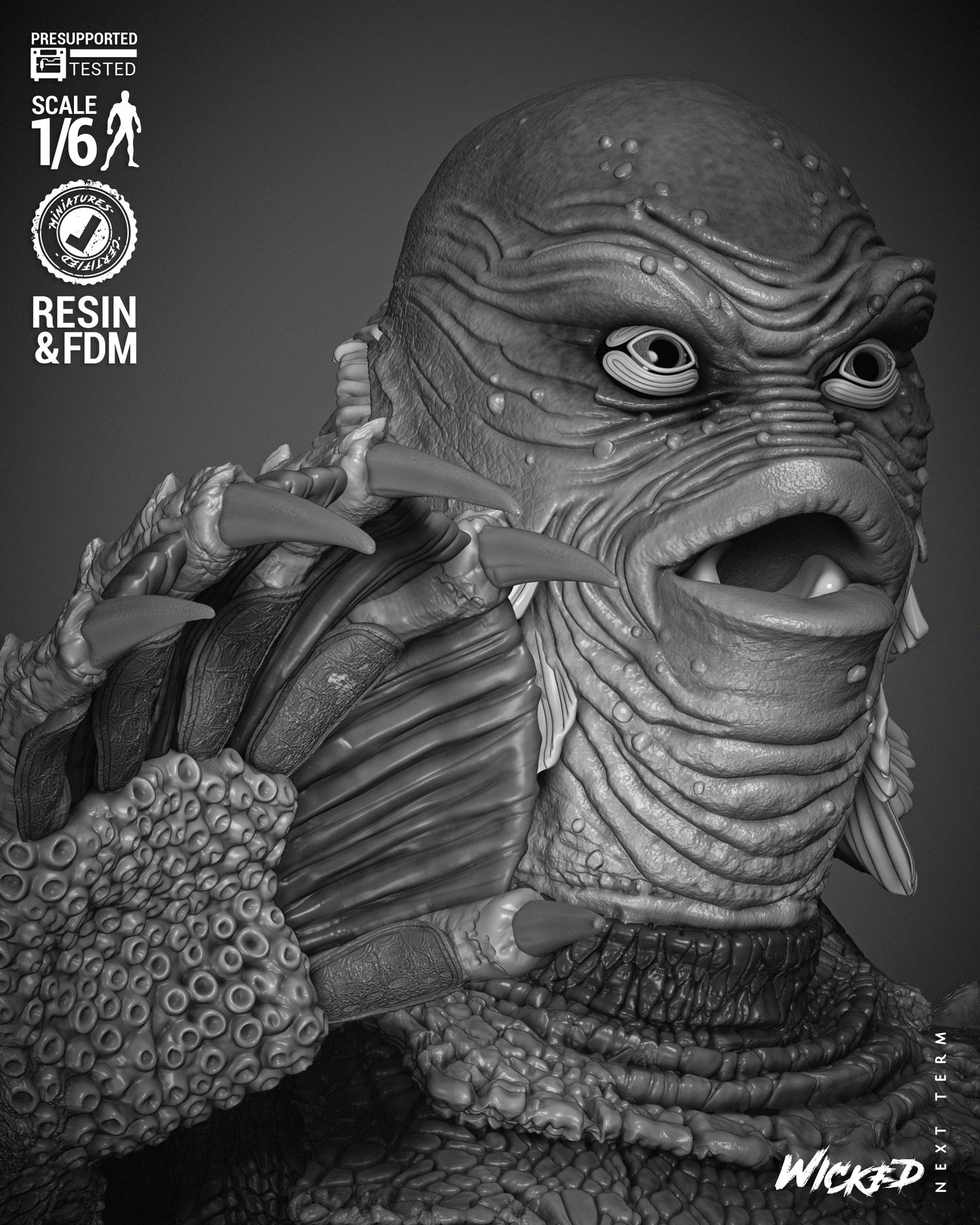 Creature Of The Black Lagoon by Wicked3D FAN ART