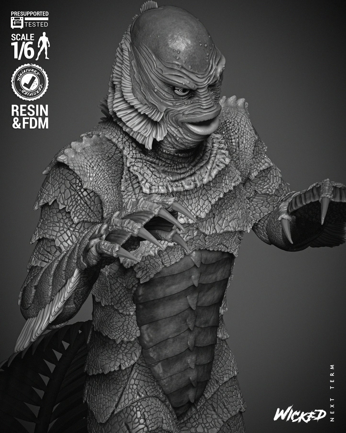 Creature Of The Black Lagoon by Wicked3D FAN ART