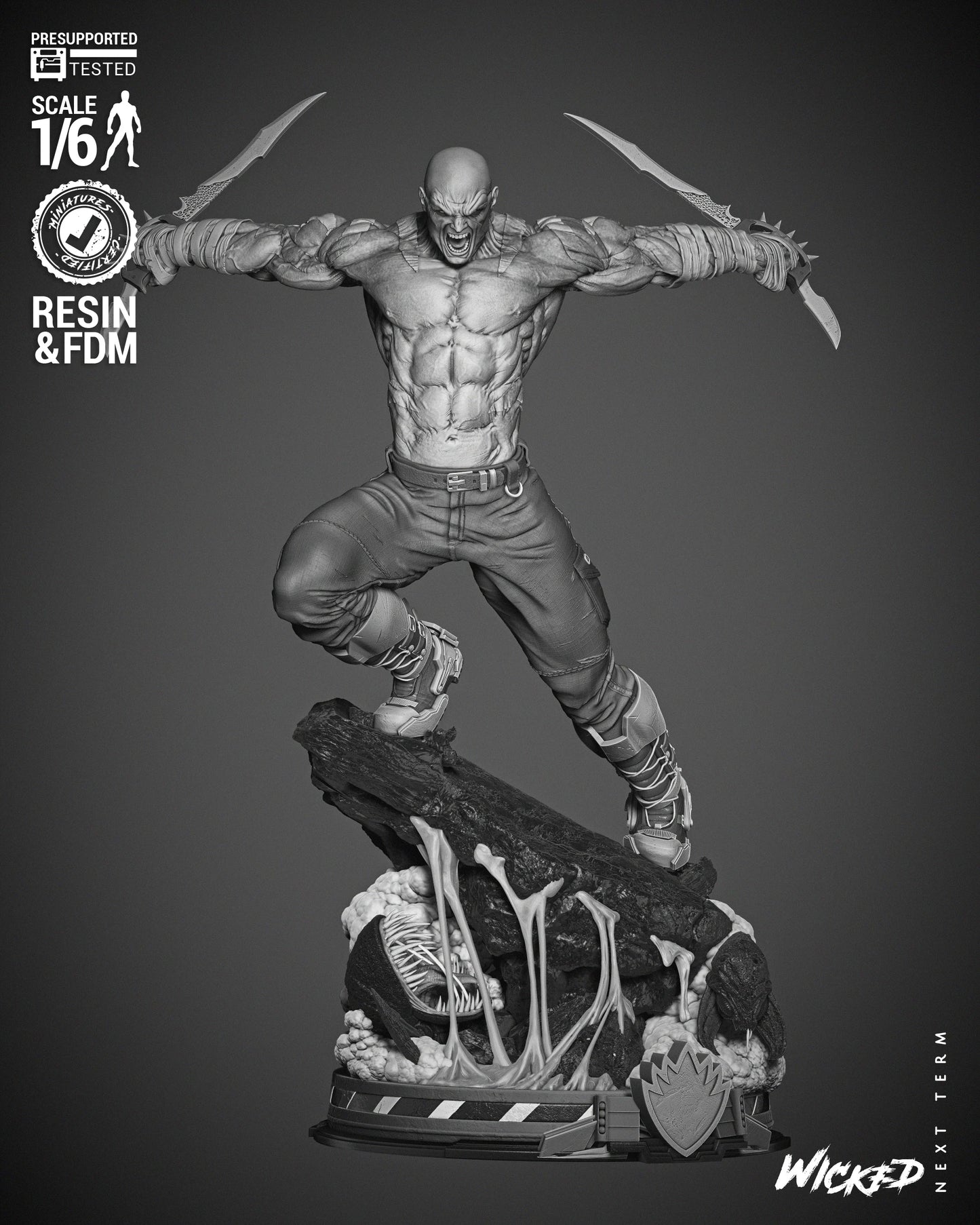 Drax (Comic Version) by Wicked3D FAN ART