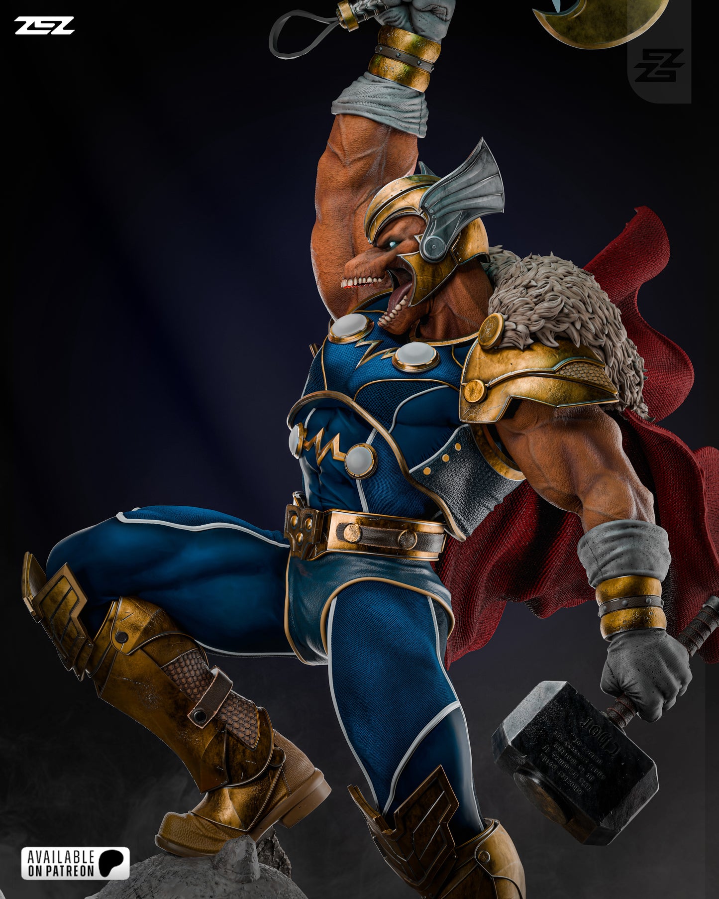 Beta Ray Bill by ZEZ Studios FAN ART