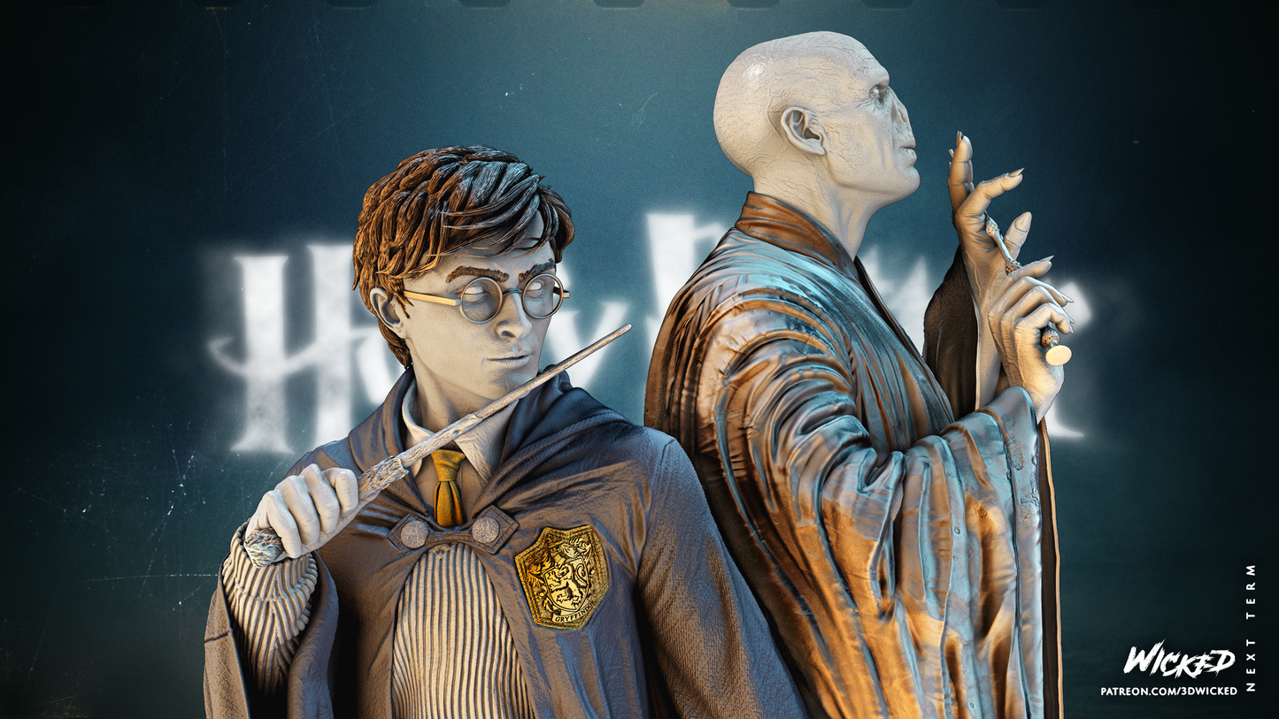 Harry Potter - Voldemort - Diorama by Wicked3D FAN ART