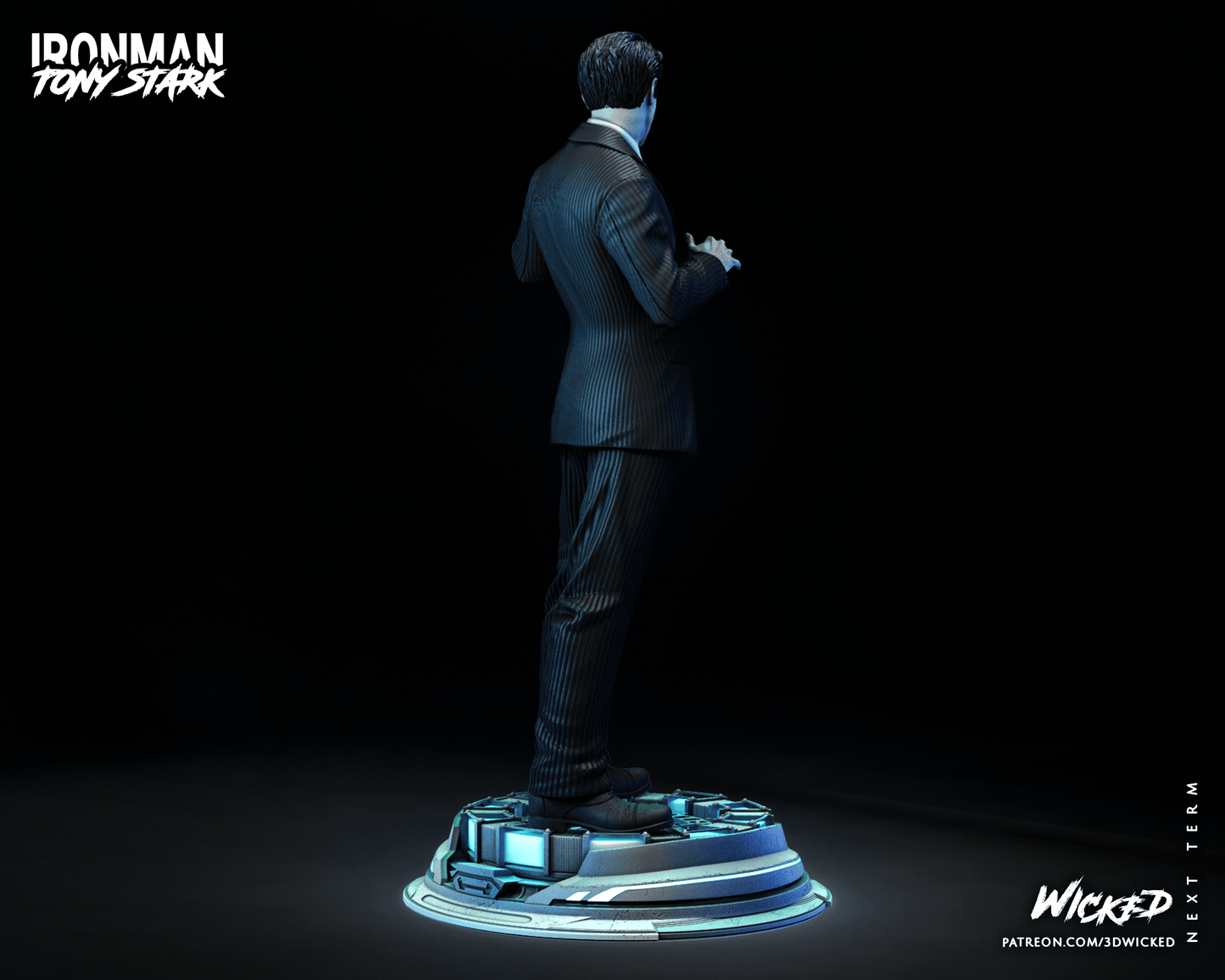 Tony Stark - Iron Man by Wicked3D FAN ART