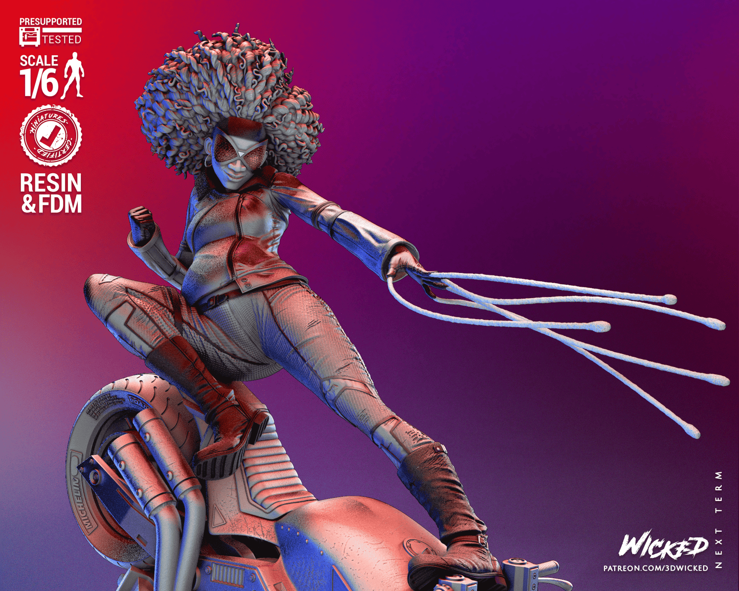 Spider woman - Spiderman - Spiderverse by Wicked3D FAN ART