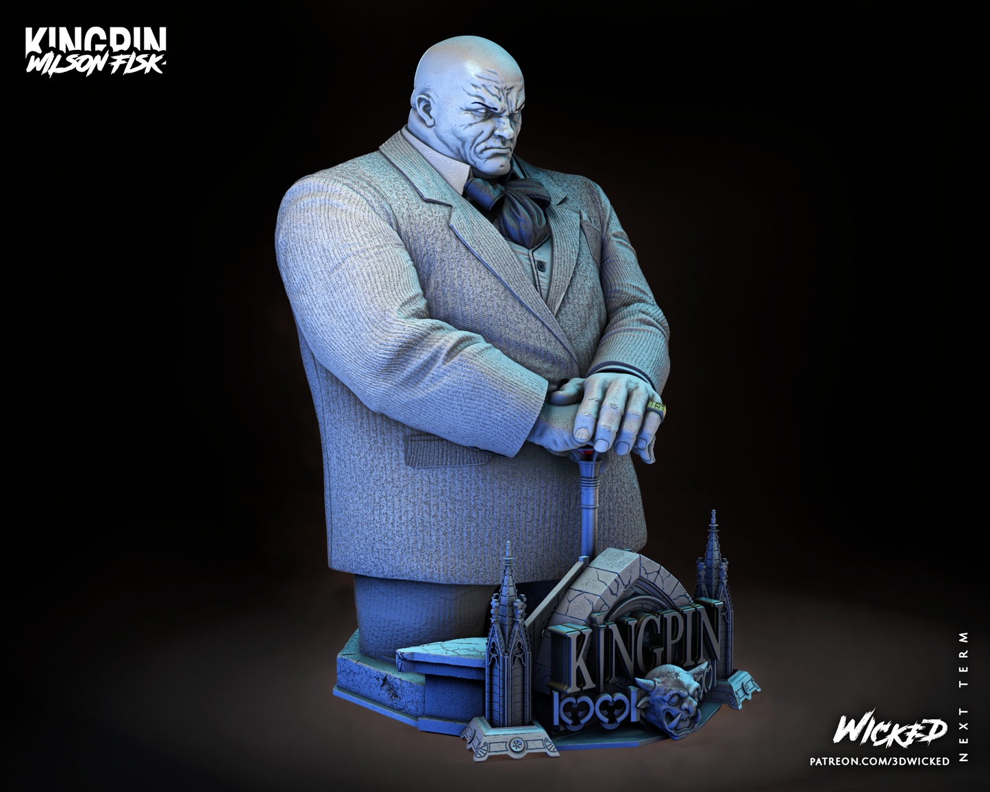 Kingpin - Dare Devil - Bust by Wicked3D FAN ART