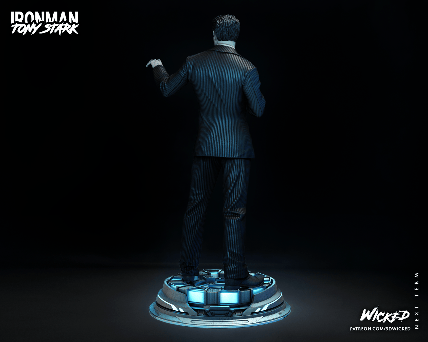 Tony Stark - Iron Man by Wicked3D FAN ART