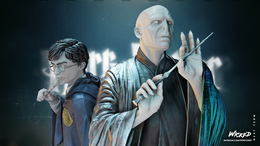 Harry Potter - Voldemort - Diorama by Wicked3D FAN ART