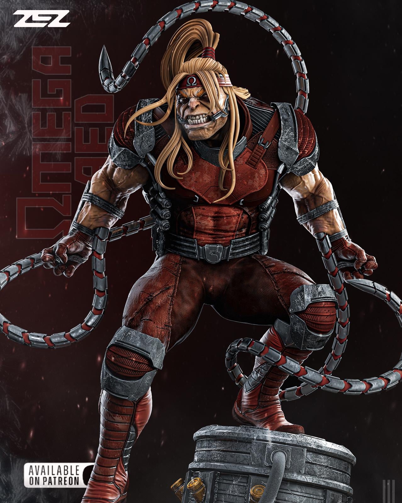 Omega Red by ZEZ Studios FAN ART