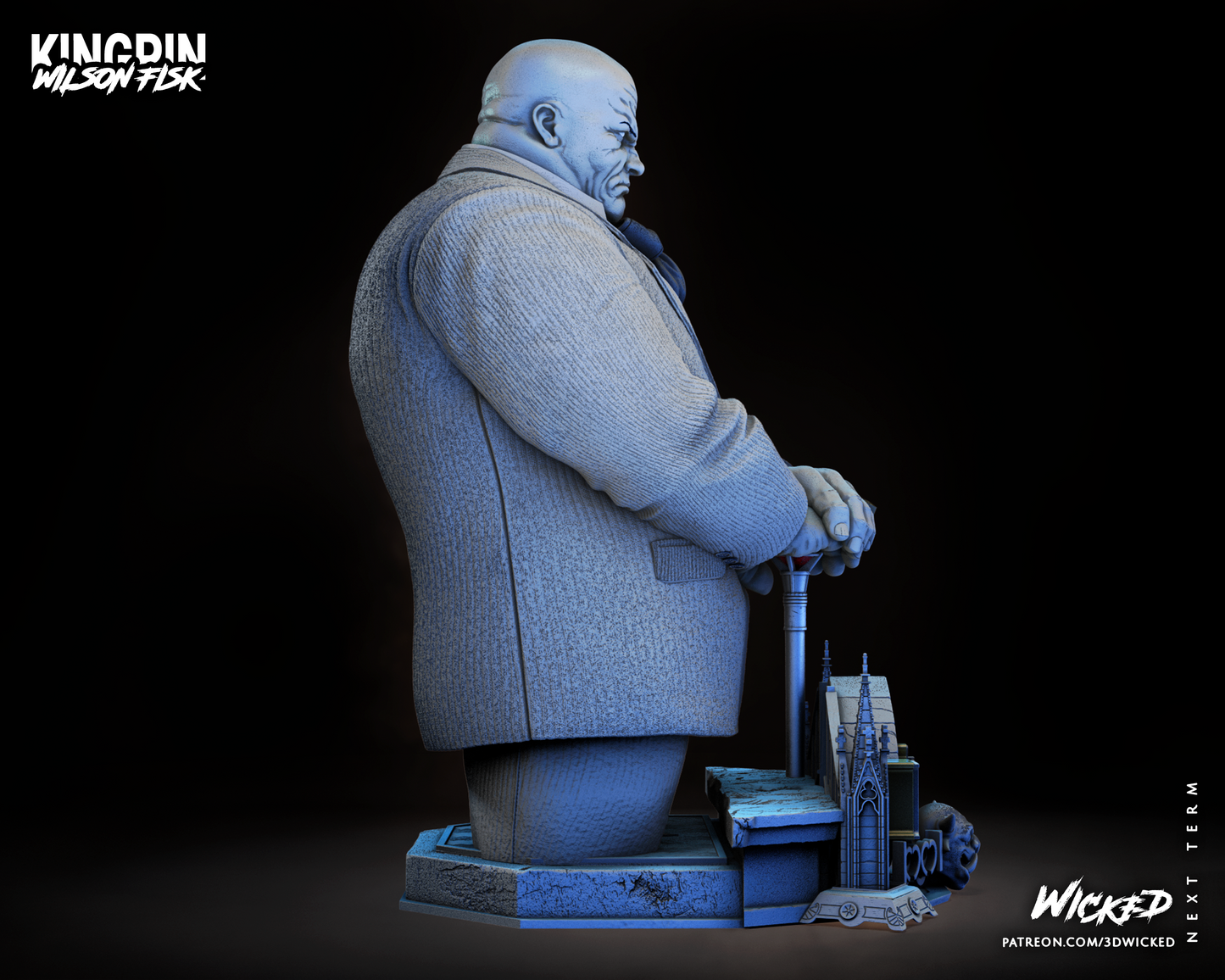 Kingpin - Dare Devil - Bust by Wicked3D FAN ART