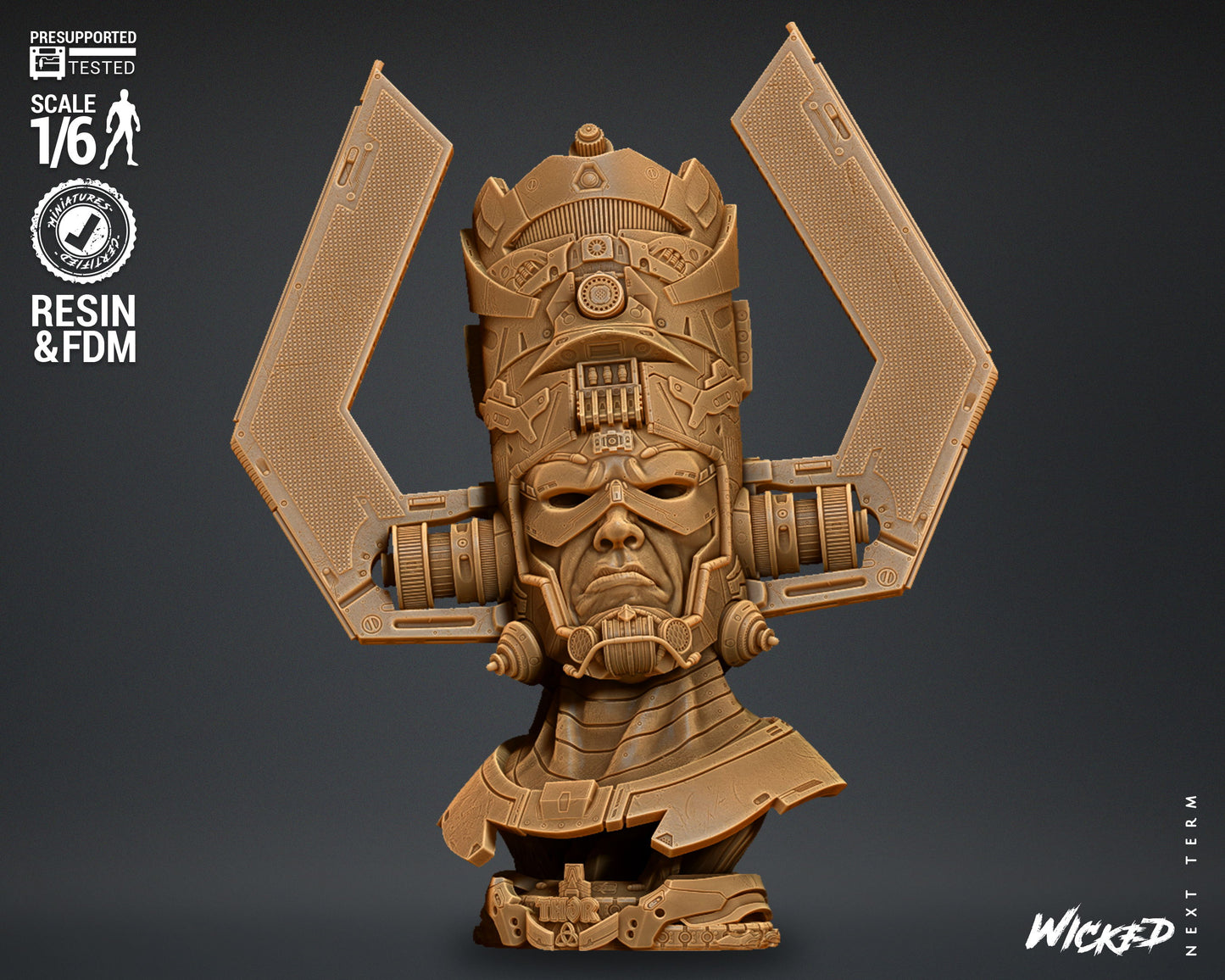 Galactus - Bust by Wicked3D FAN ART