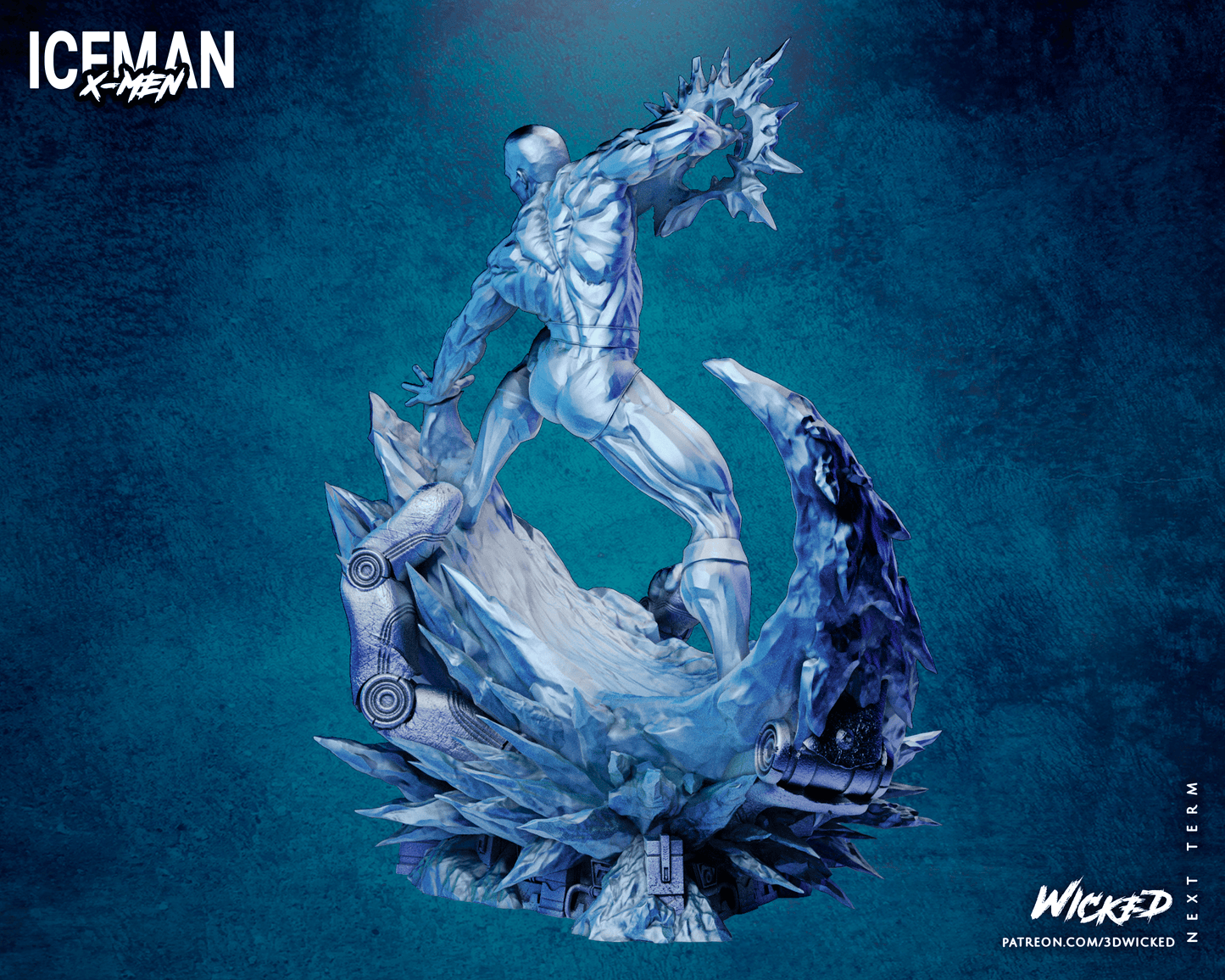 Iceman by Wicked3D FAN ART