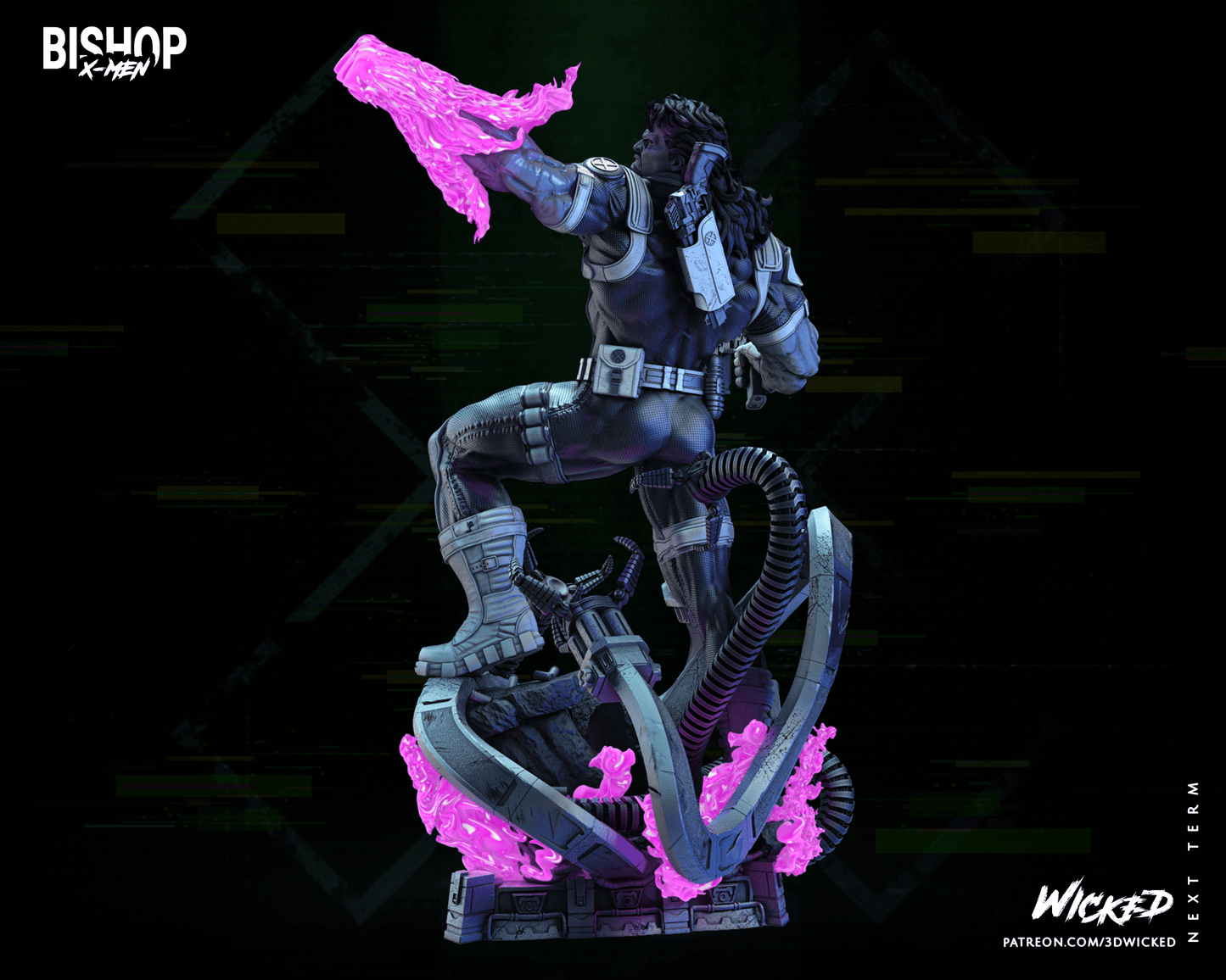 Bishop - X-Men by Wicked3D FAN ART