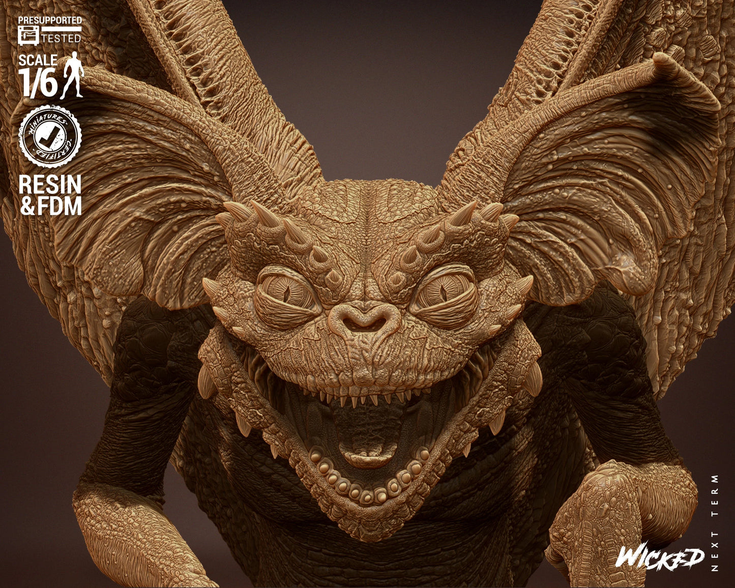 Gremlin Bat by Wicked3D FAN ART