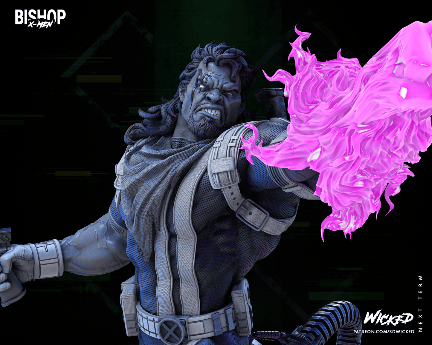 Bishop - X-Men by Wicked3D FAN ART